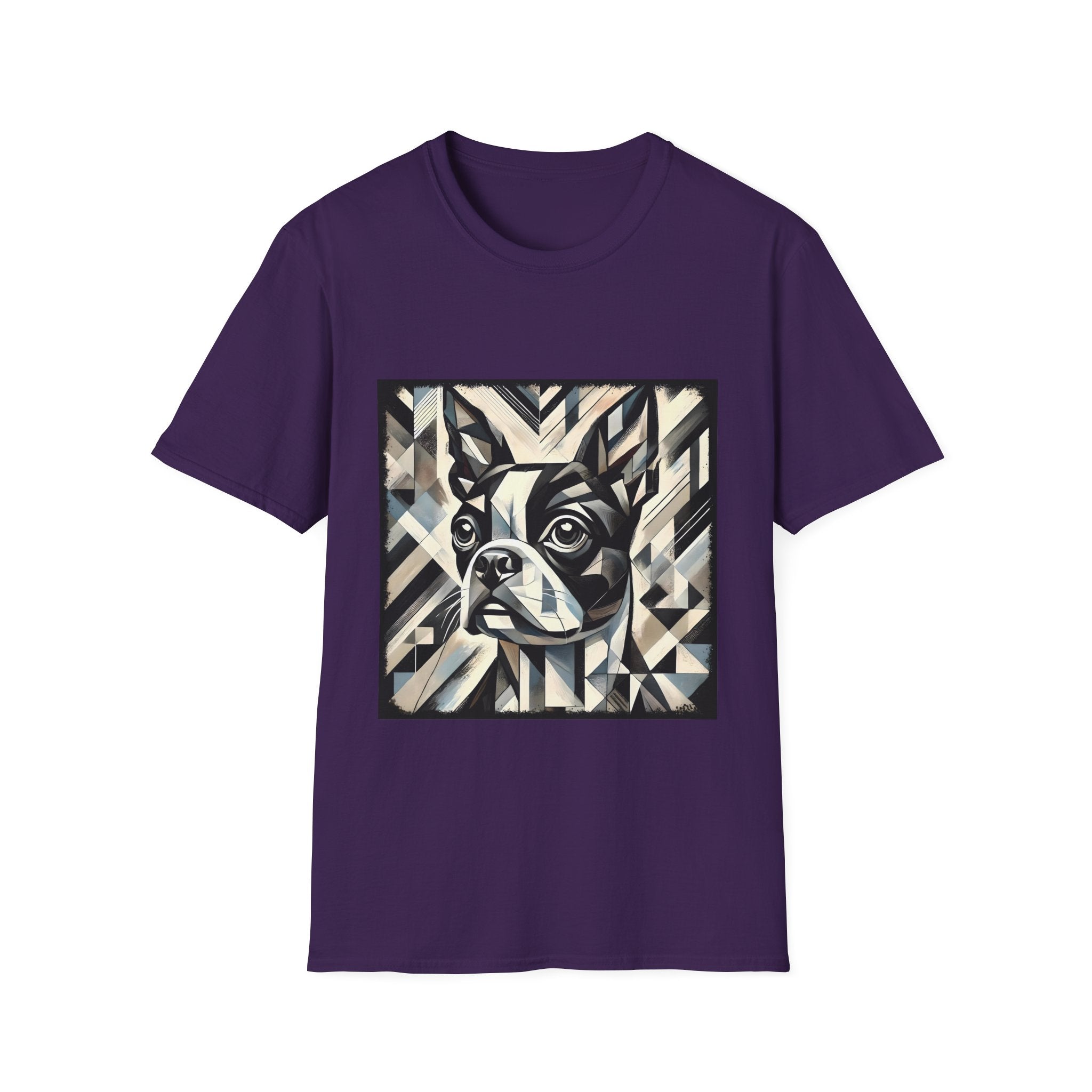 Boston Terrier Geometric | Unisex Dog T-Shirt