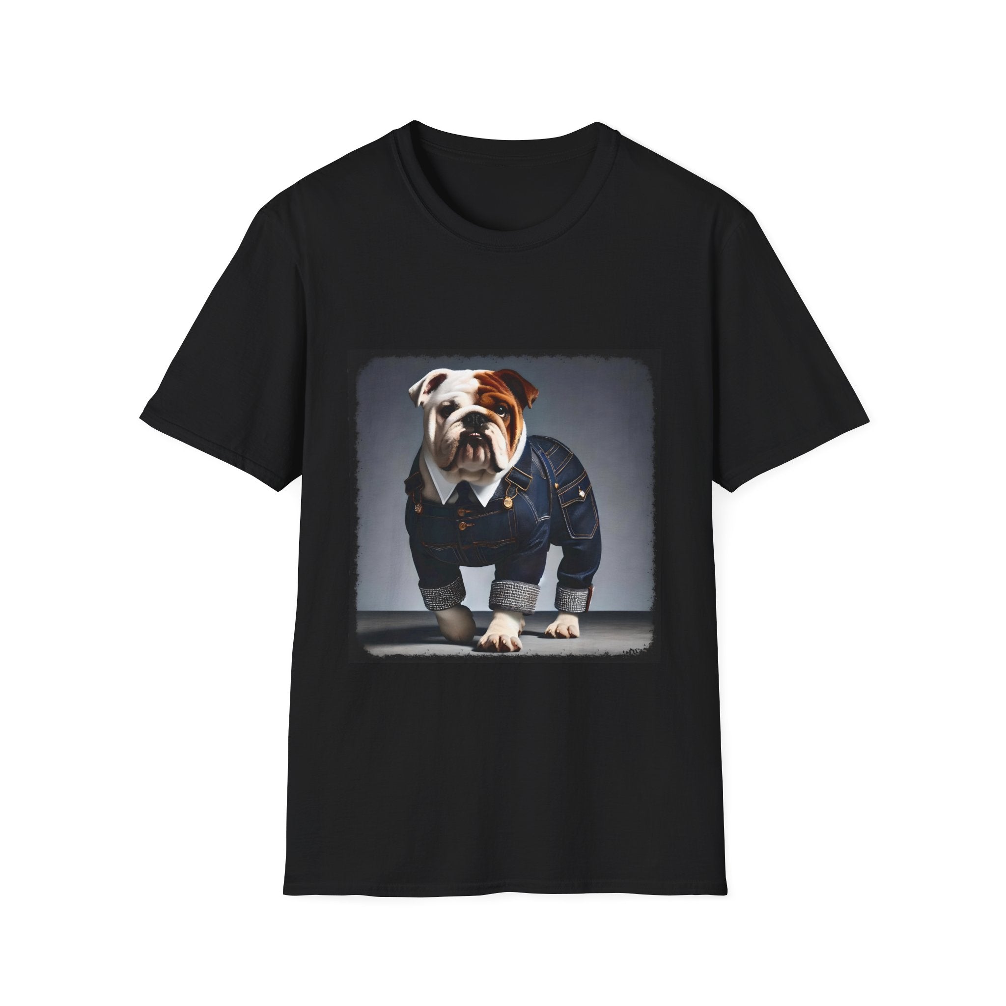 Bulldog Denim Diva | Unisex Dog T-Shirt