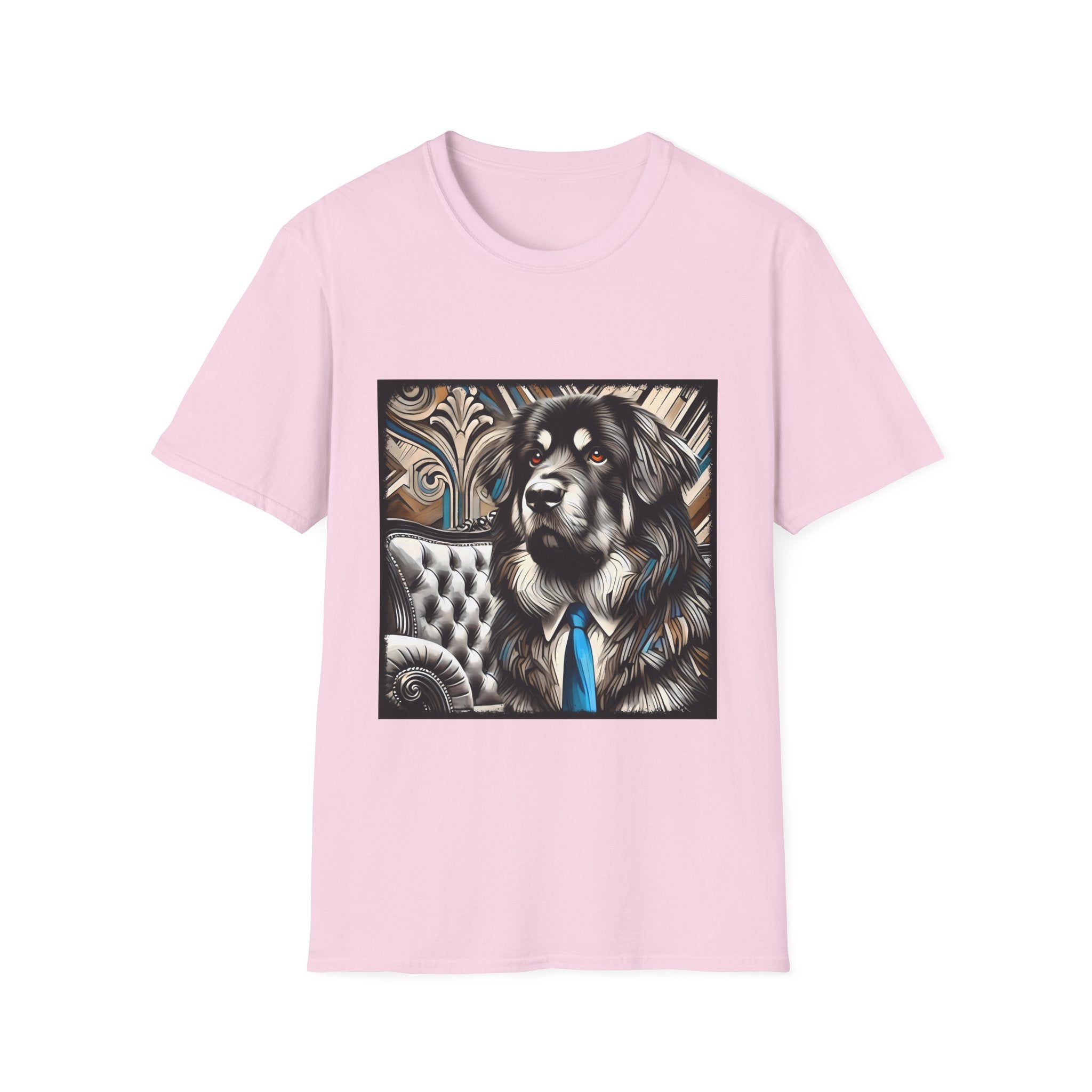 Tibetan Mastiff B&W Bold Eyes | Unisex Dog T-Shirt