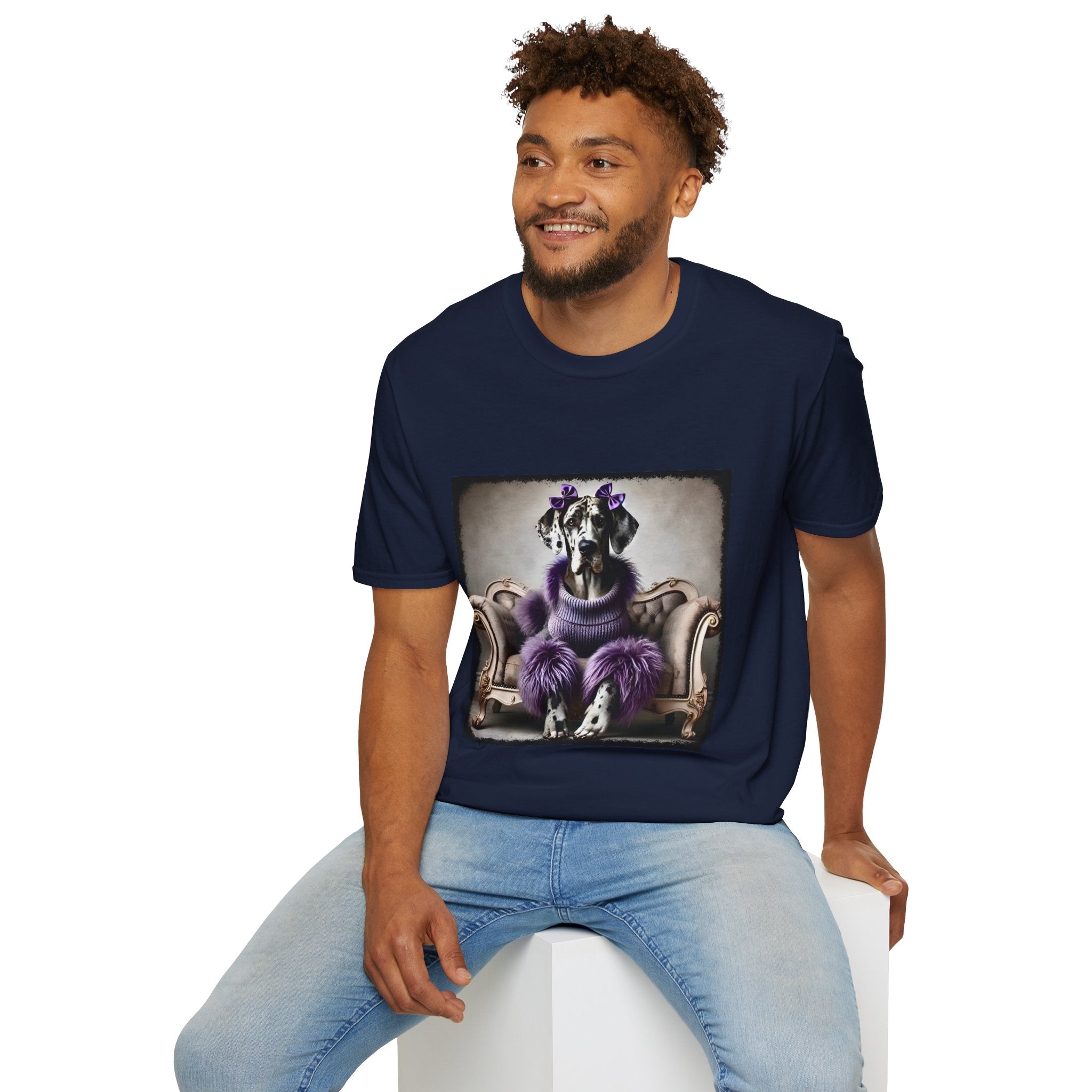 Great Dane Tall Glam | Unisex Dog T-Shirt
