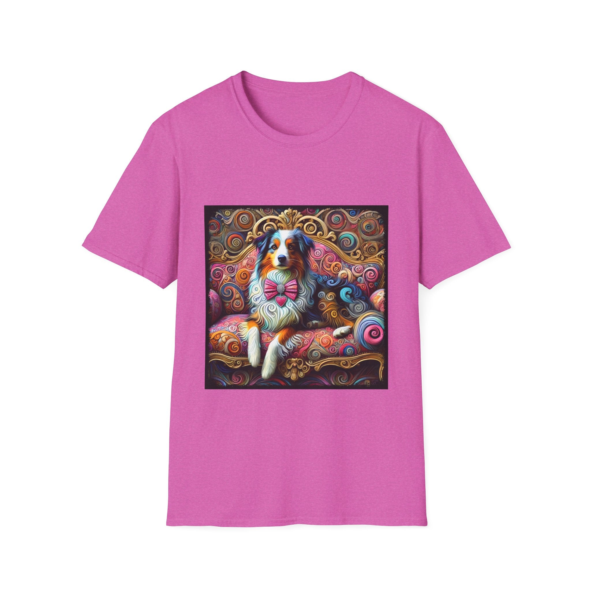 Australian Shepherd Love Swirl | Unisex Dog T-Shirt