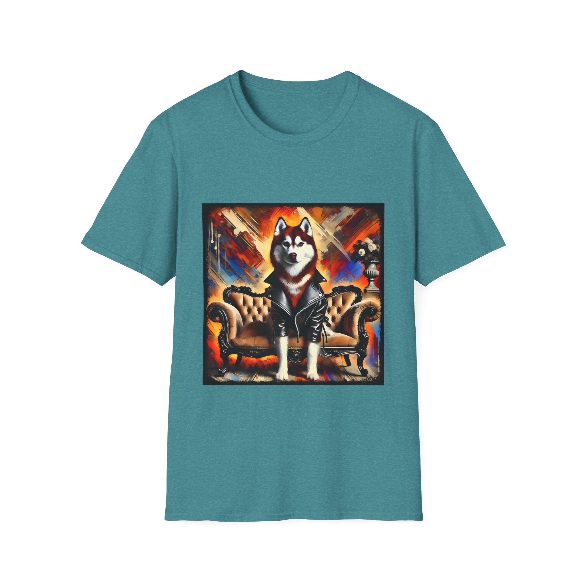 Siberian Husky Vivid Classic | Unisex Dog T-Shirt