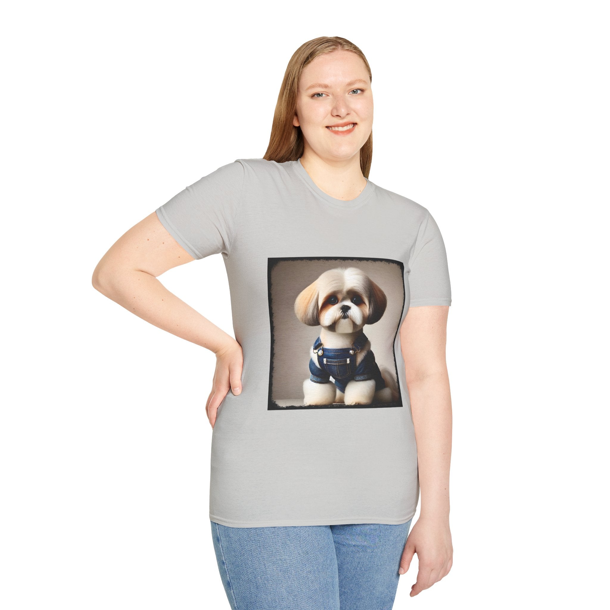 Shih Tzu Denim Doll | Unisex Dog T-Shirt