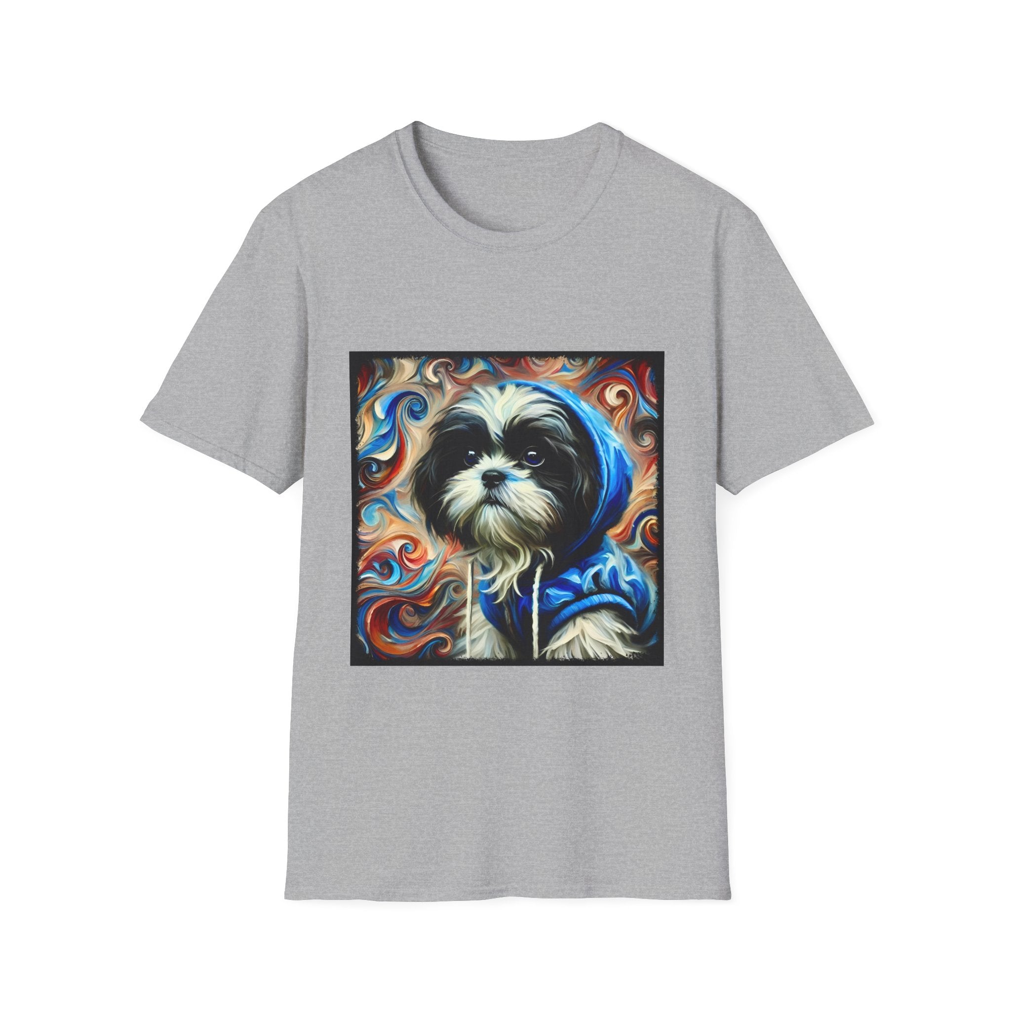 Shih Tzu Street Swirl | Unisex Dog T-Shirt