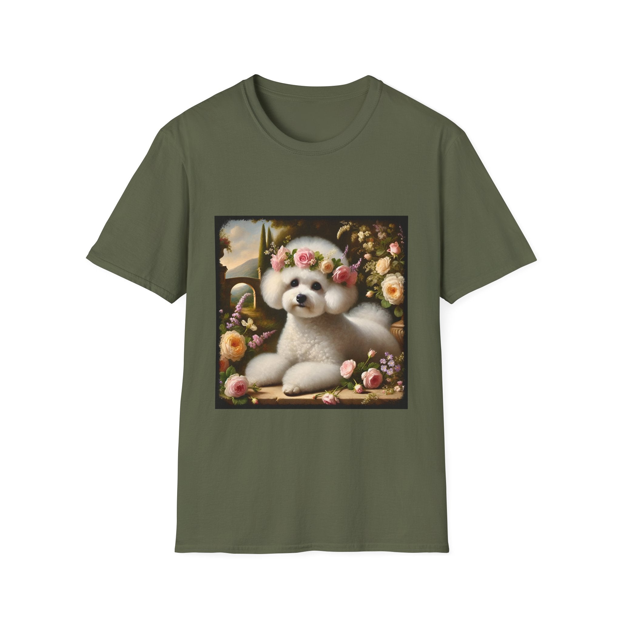 Bichon Frise Botanical Beauty | Unisex Dog T-Shirt