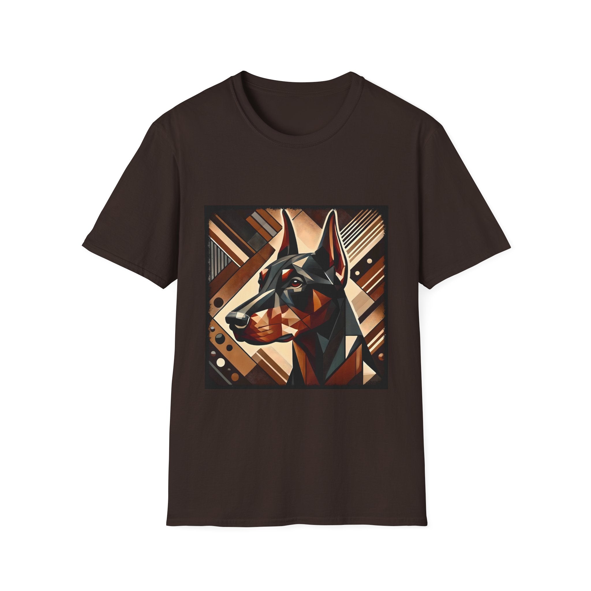Doberman Pinscher Bold Geometric | Unisex Dog T-Shirt