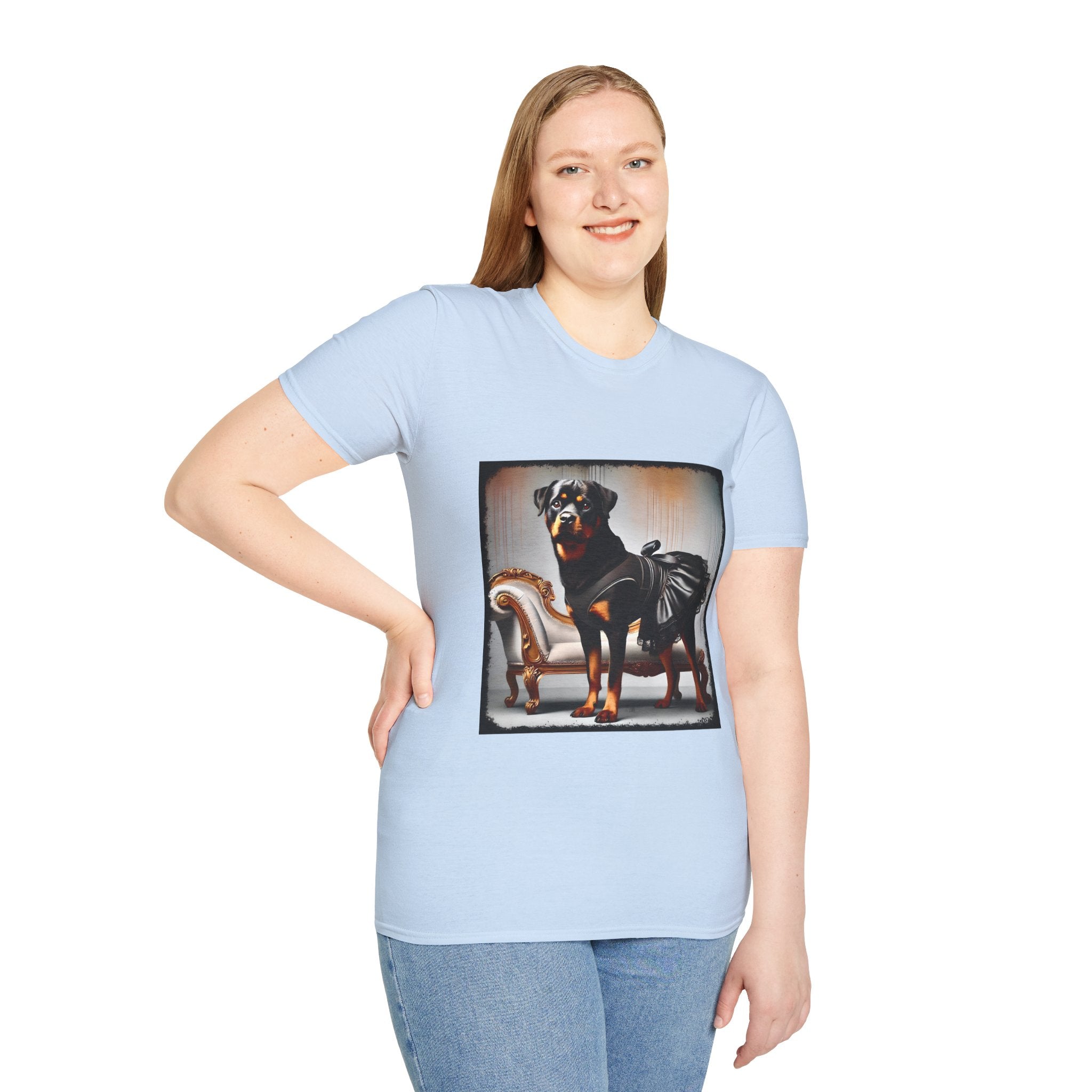 Rottweiler Leather & Lace | Unisex Dog T-Shirt