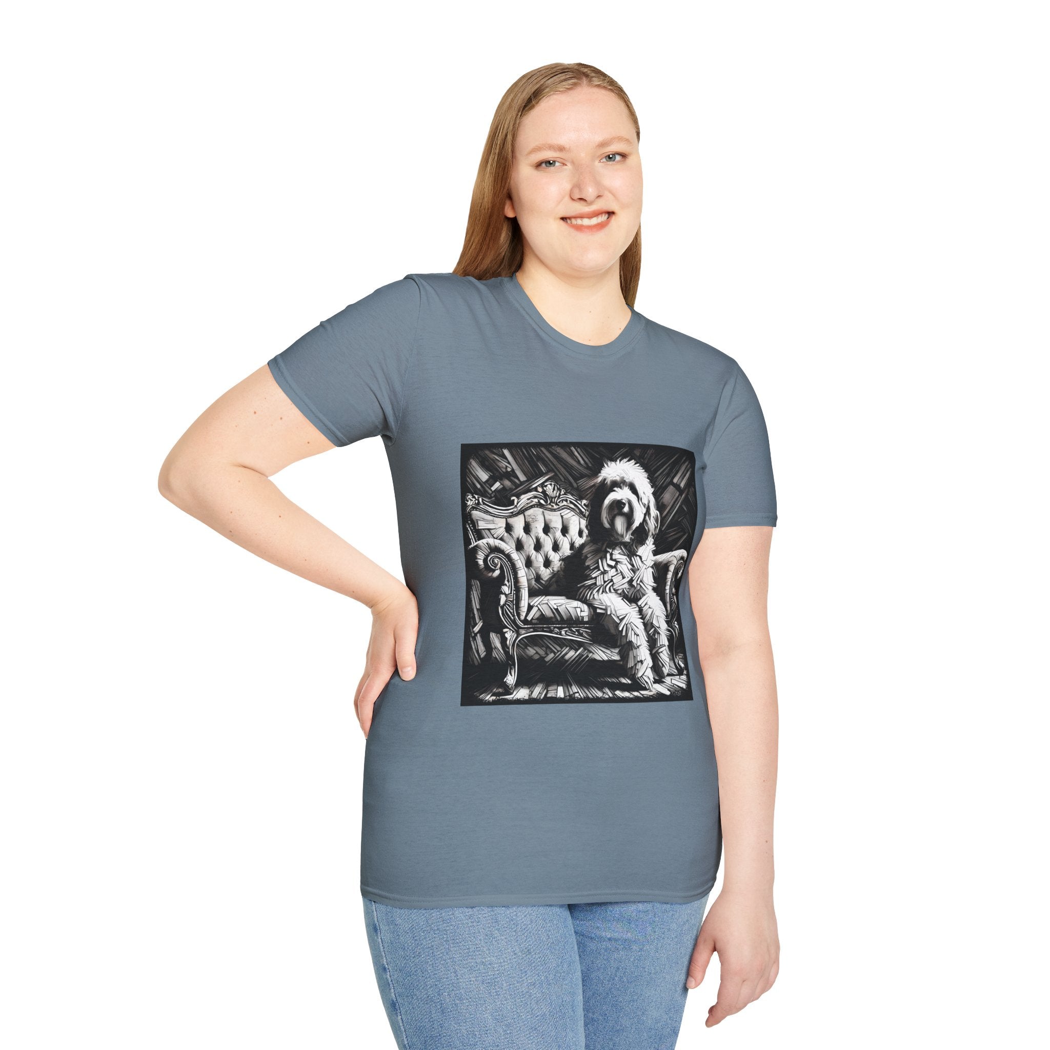 Bernedoodle B&W Bold | Unisex Dog T-Shirt