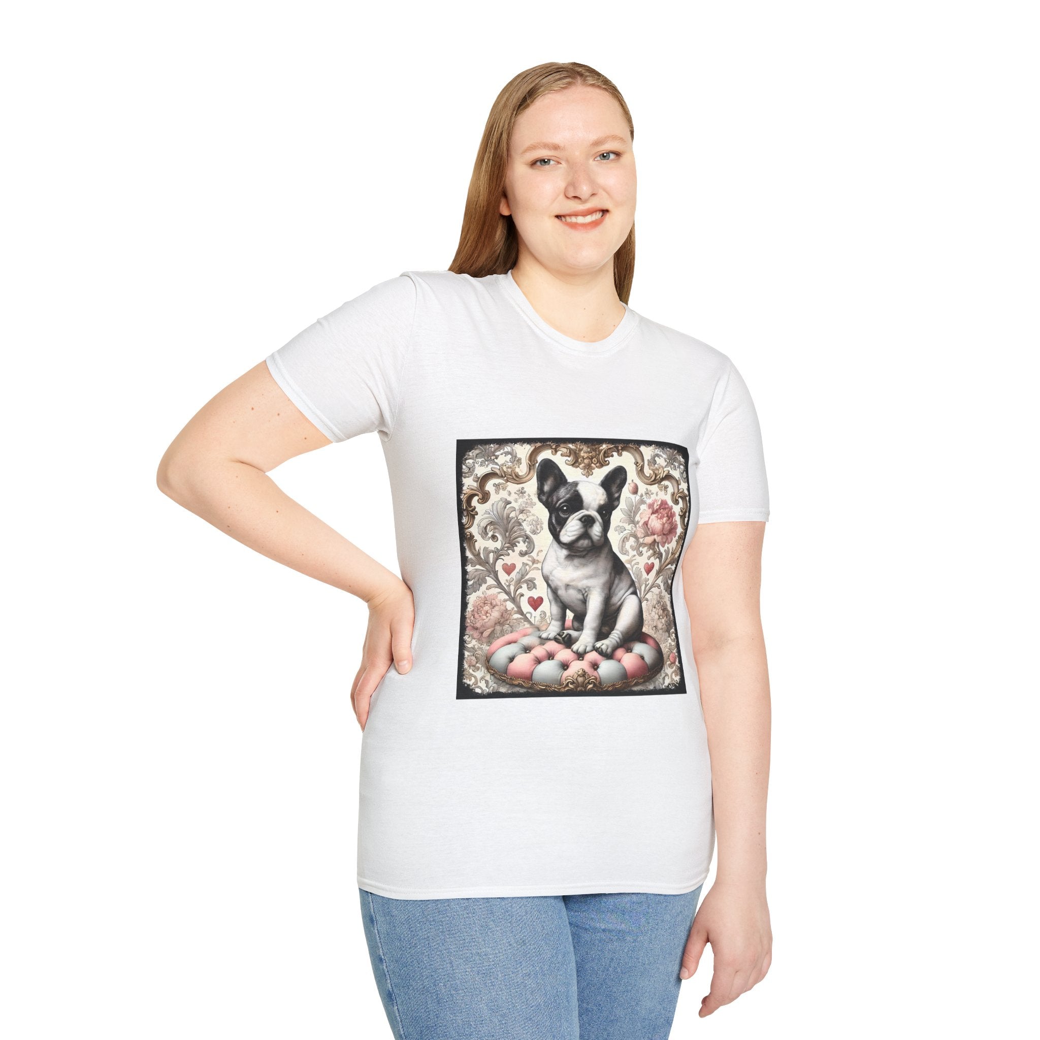 French Bulldog Antique Chic | Unisex Dog T-Shirt