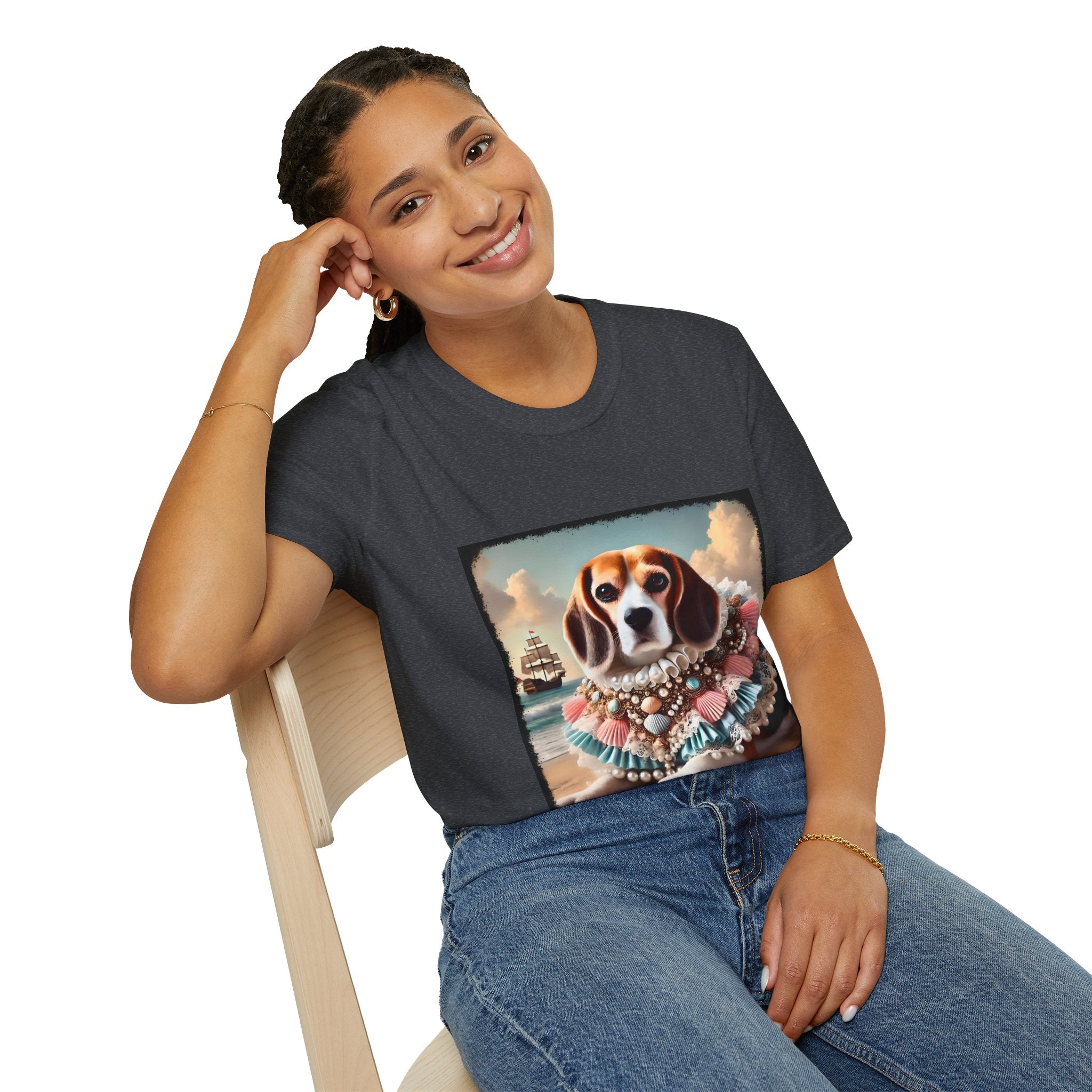 Beagle Beach Beauty | Unisex Dog T-Shirt