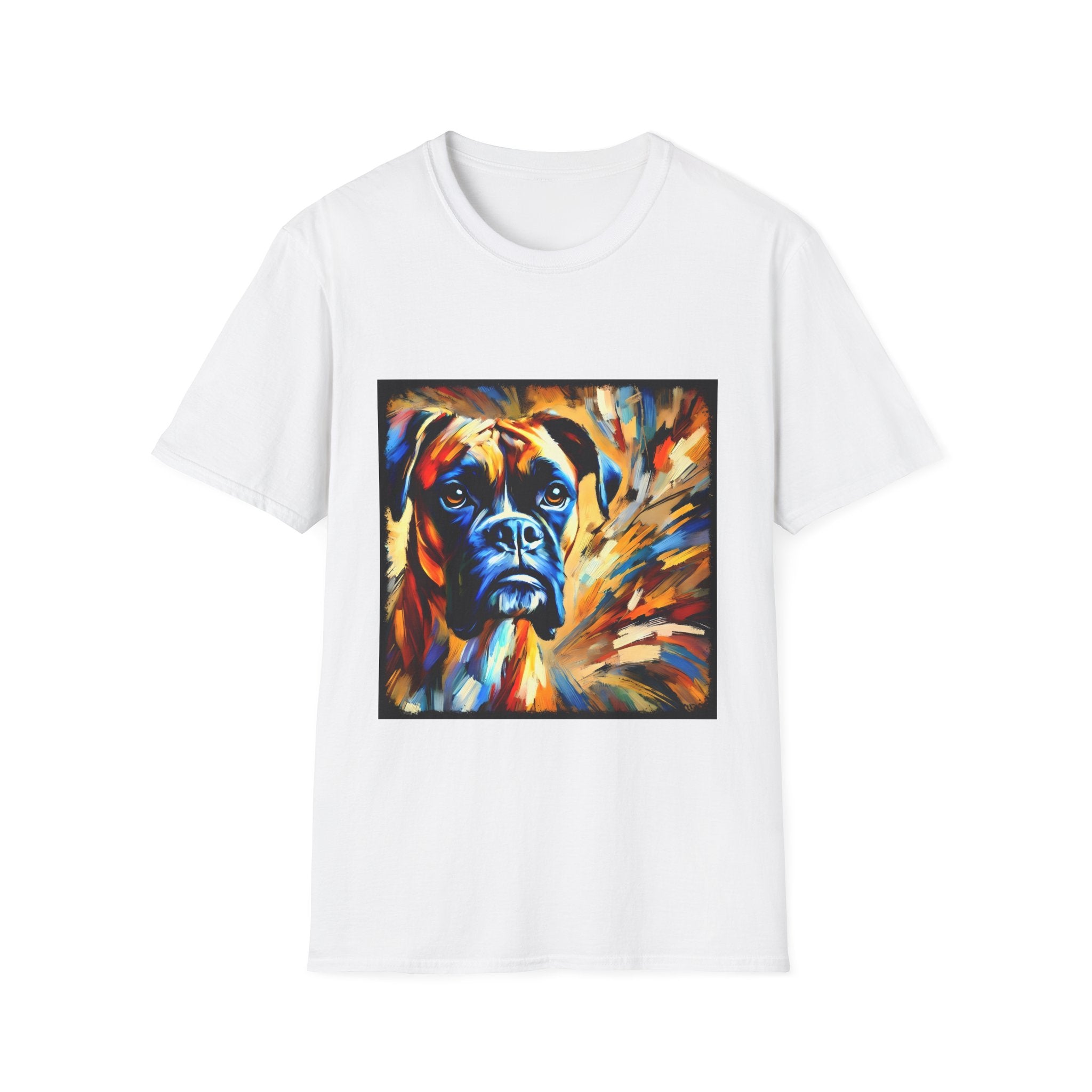 Boxer Sunburst Swirl  | Unisex Dog T-Shirt