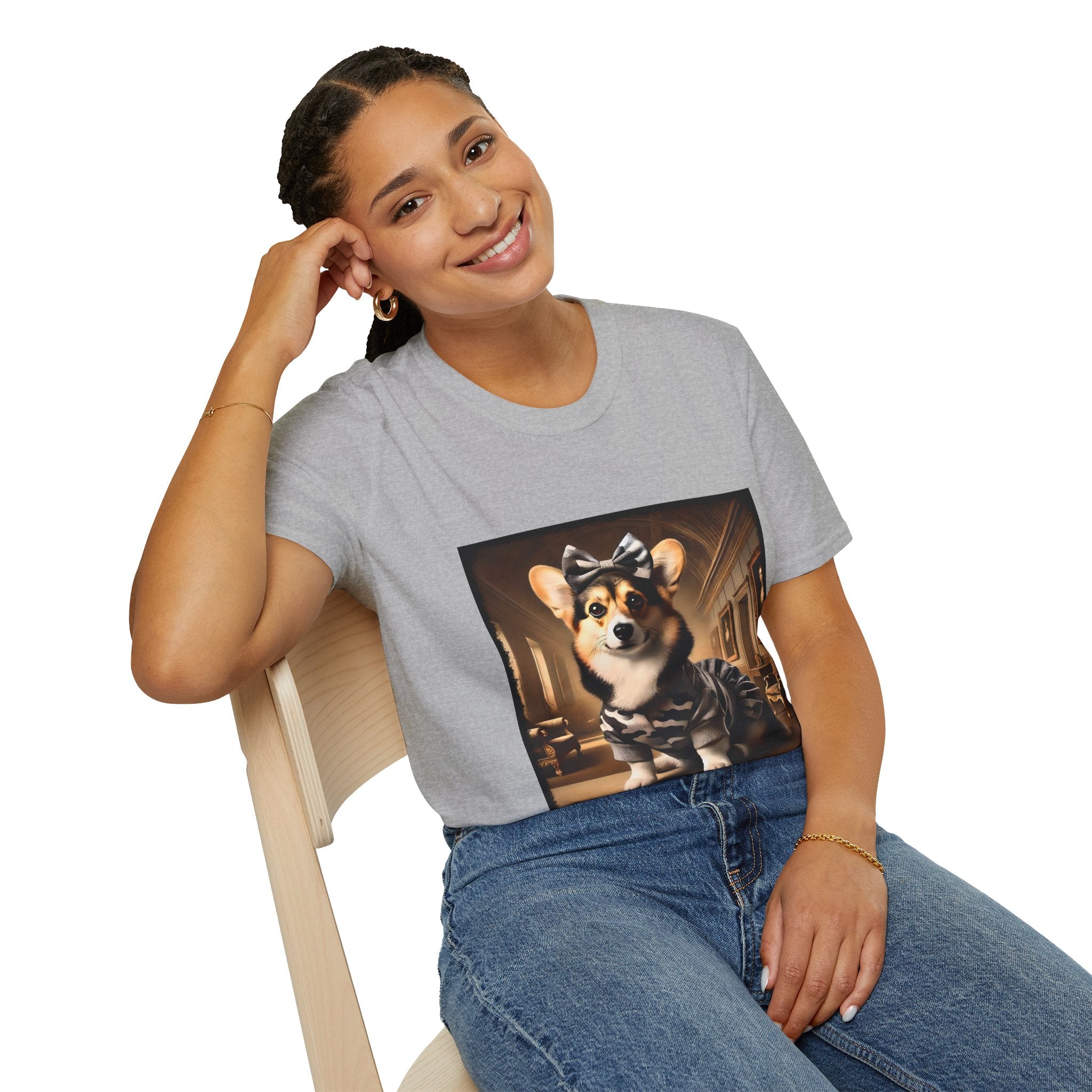 Pembroke Welsh Corgi Camo Diva | Unisex Dog T-Shirt