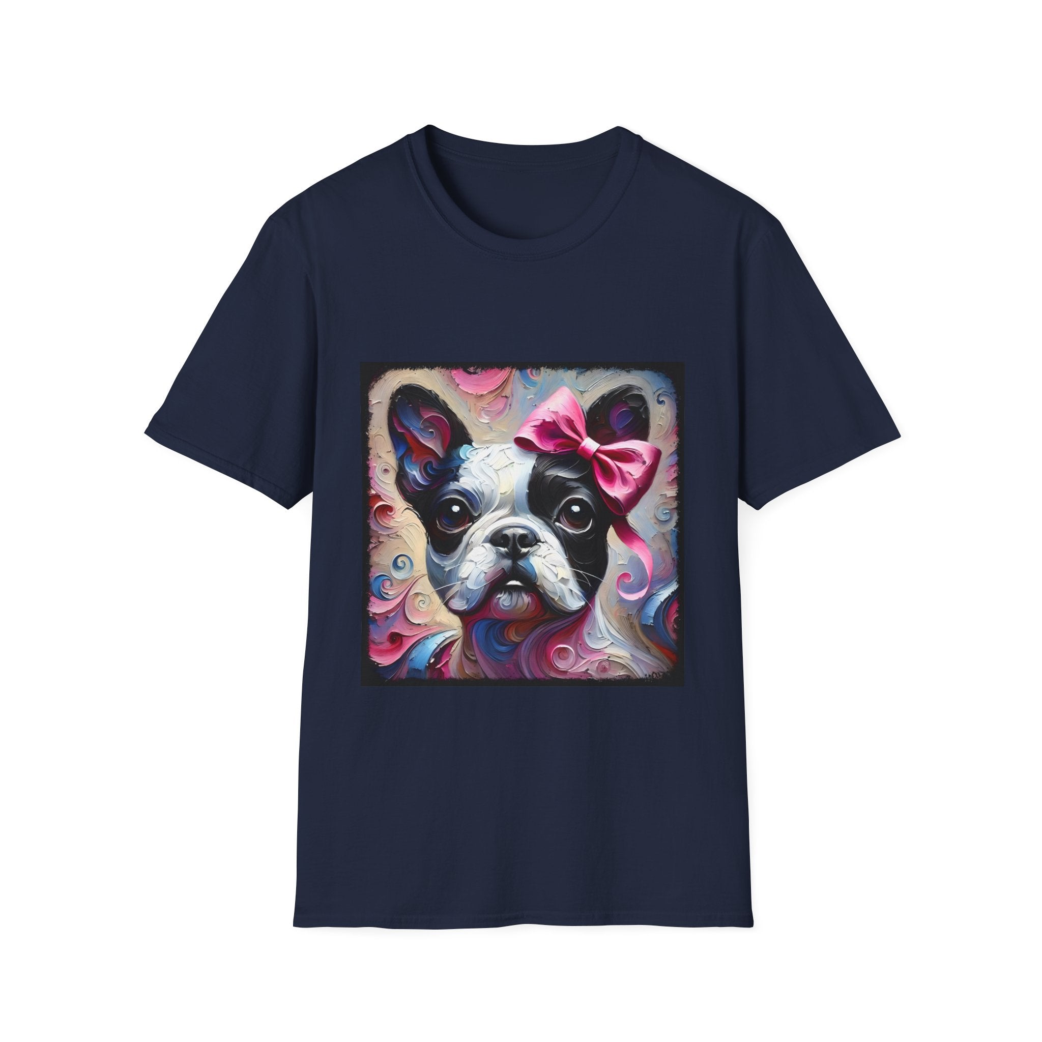 French Bulldog Textured Swirl | Unisex Dog T-Shirt