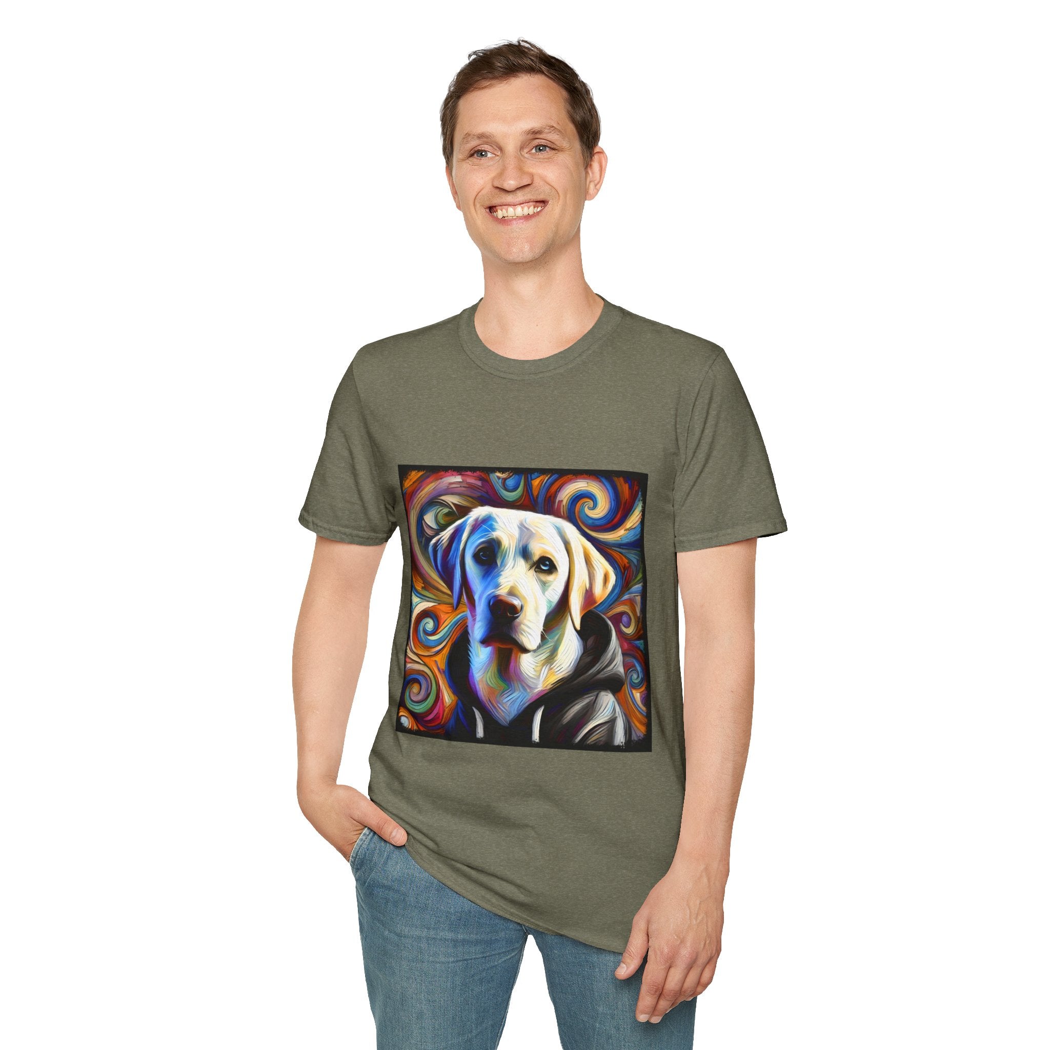 Labrador Retriever Relaxed Swirl | Unisex Dog T-Shirt