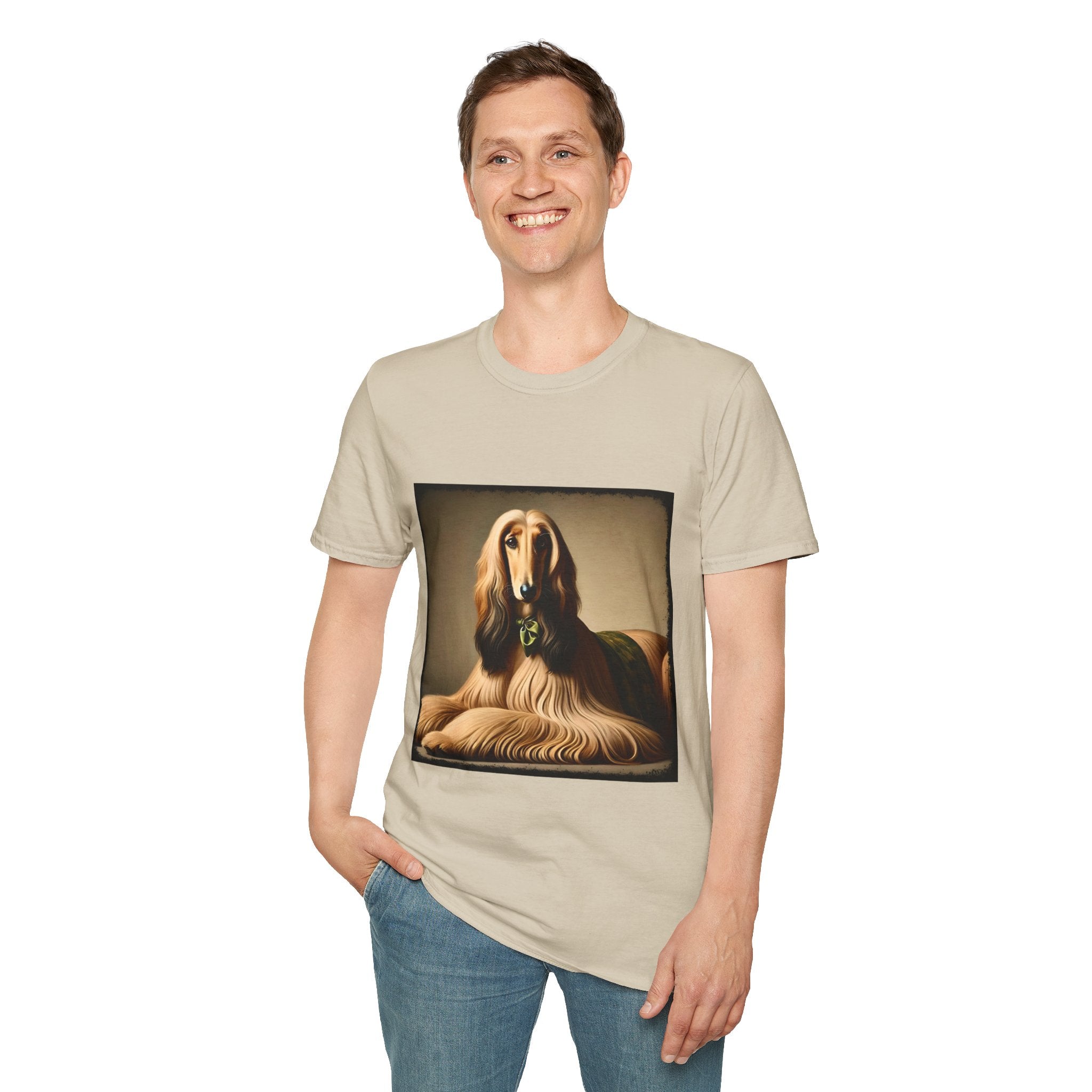 Afghan Hound Camo Cutie | Unisex Dog T-Shirt