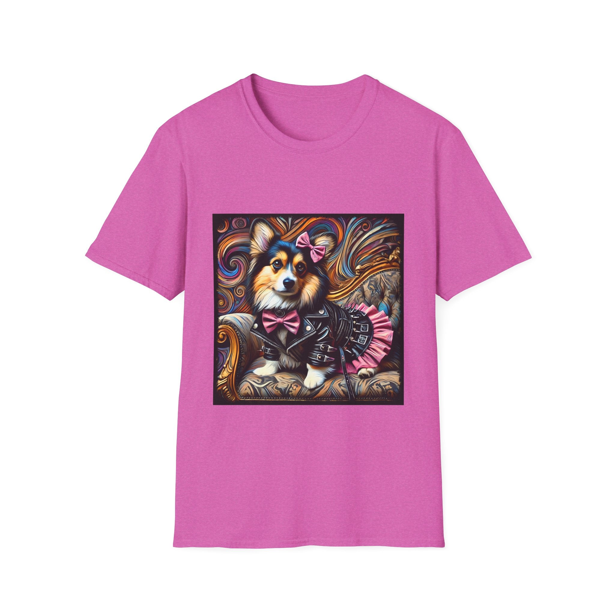 Pembroke Welsh Corgi Edgy Rocker II | Unisex Dog T-Shirt