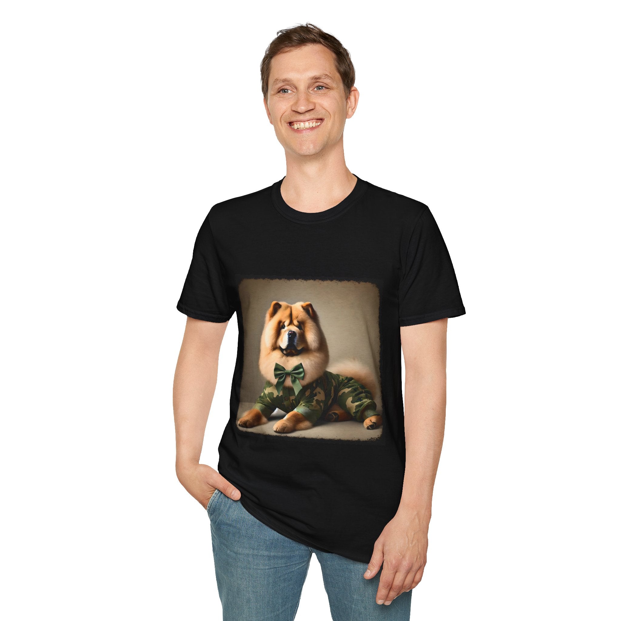 Chow Chow Camo Cutie | Unisex Dog T-Shirt