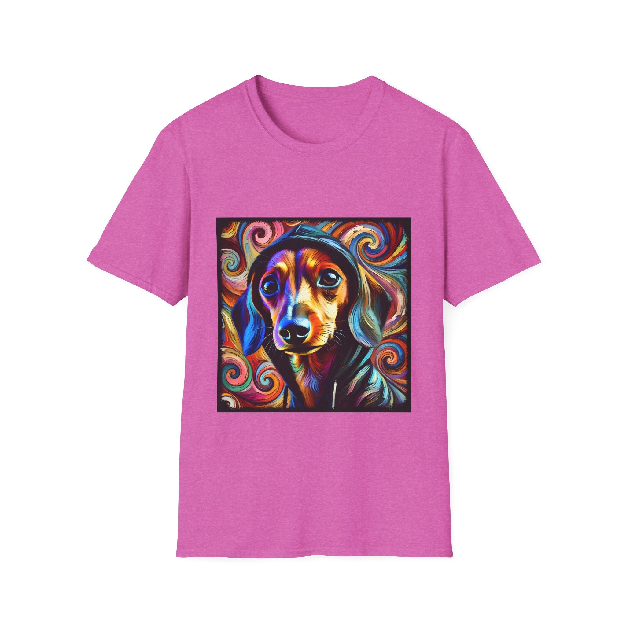 Dachshund Relaxed Swirl | Unisex Dog T-Shirt
