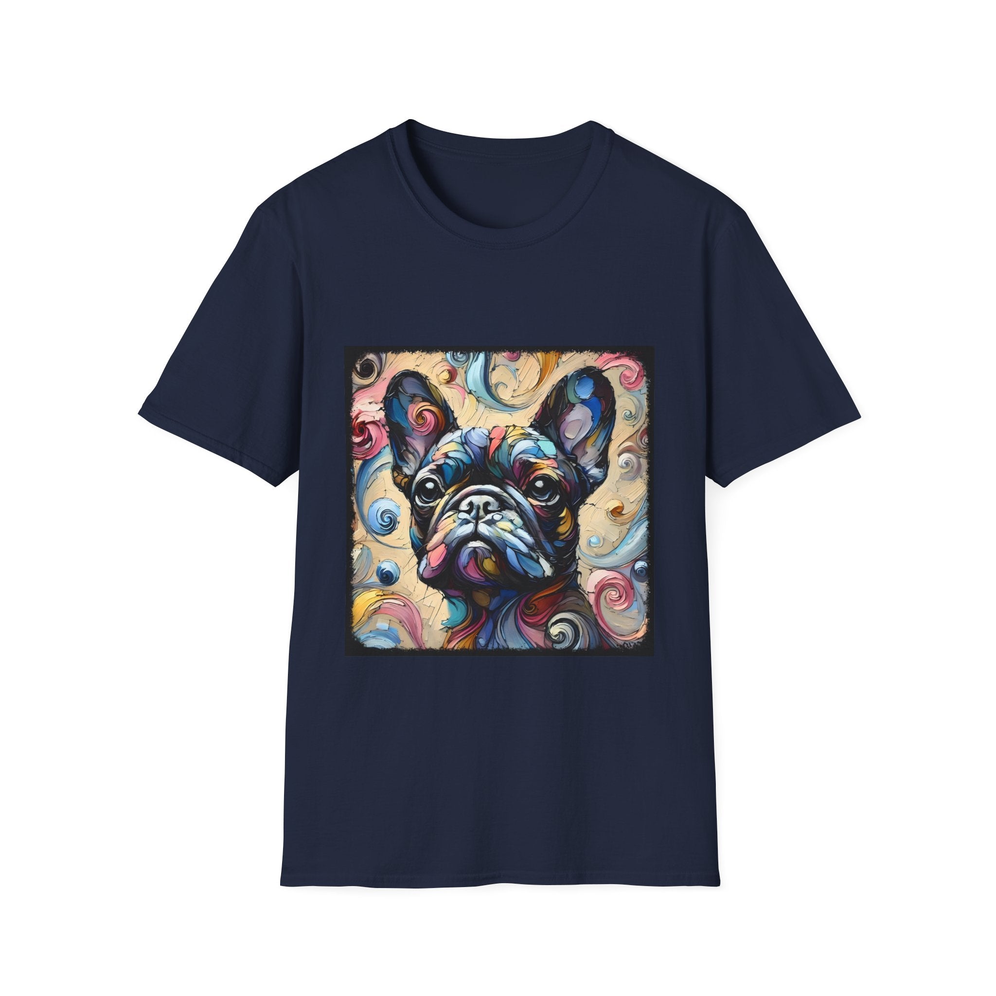 French Bulldog Pastel Swirl | Unisex Dog T-Shirt
