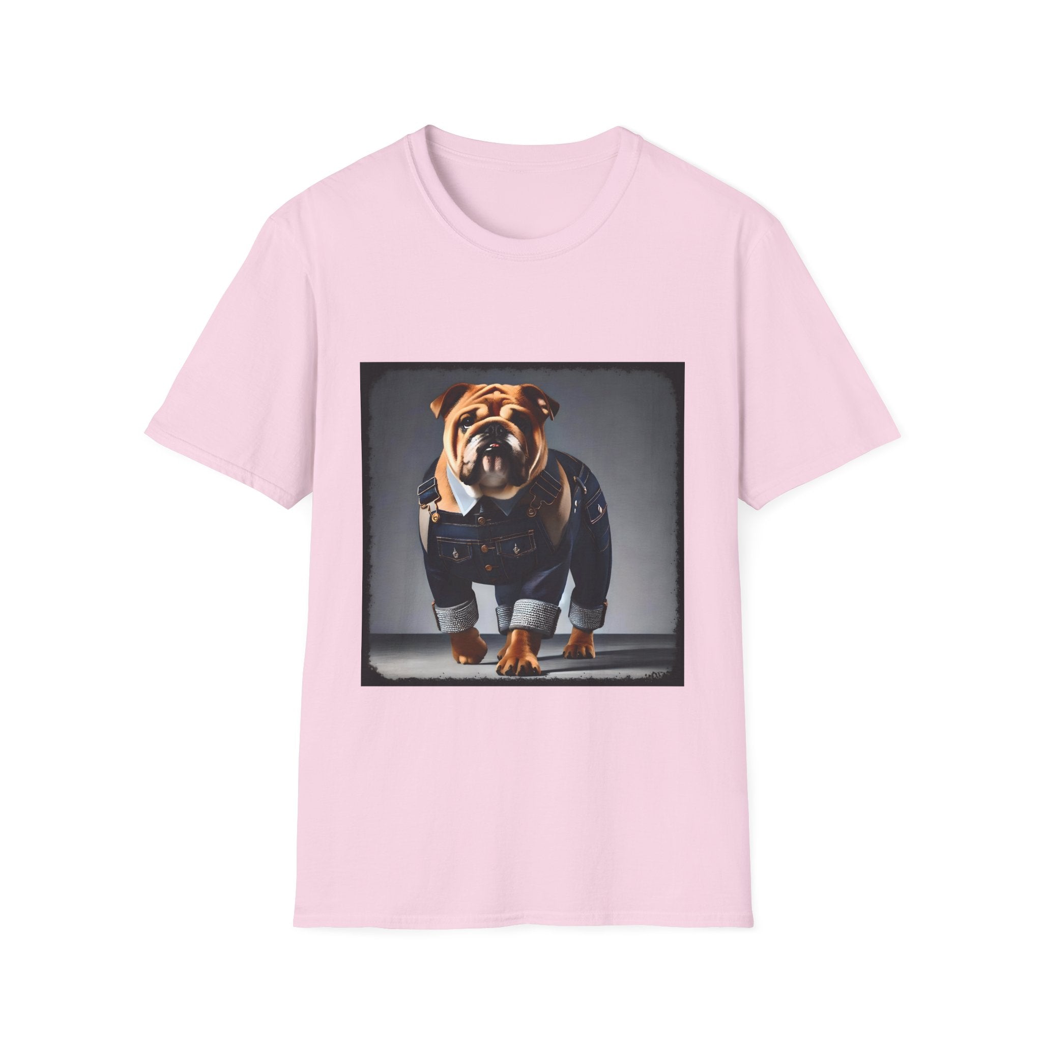 Bulldog Denim Dream | Unisex Dog T-Shirt