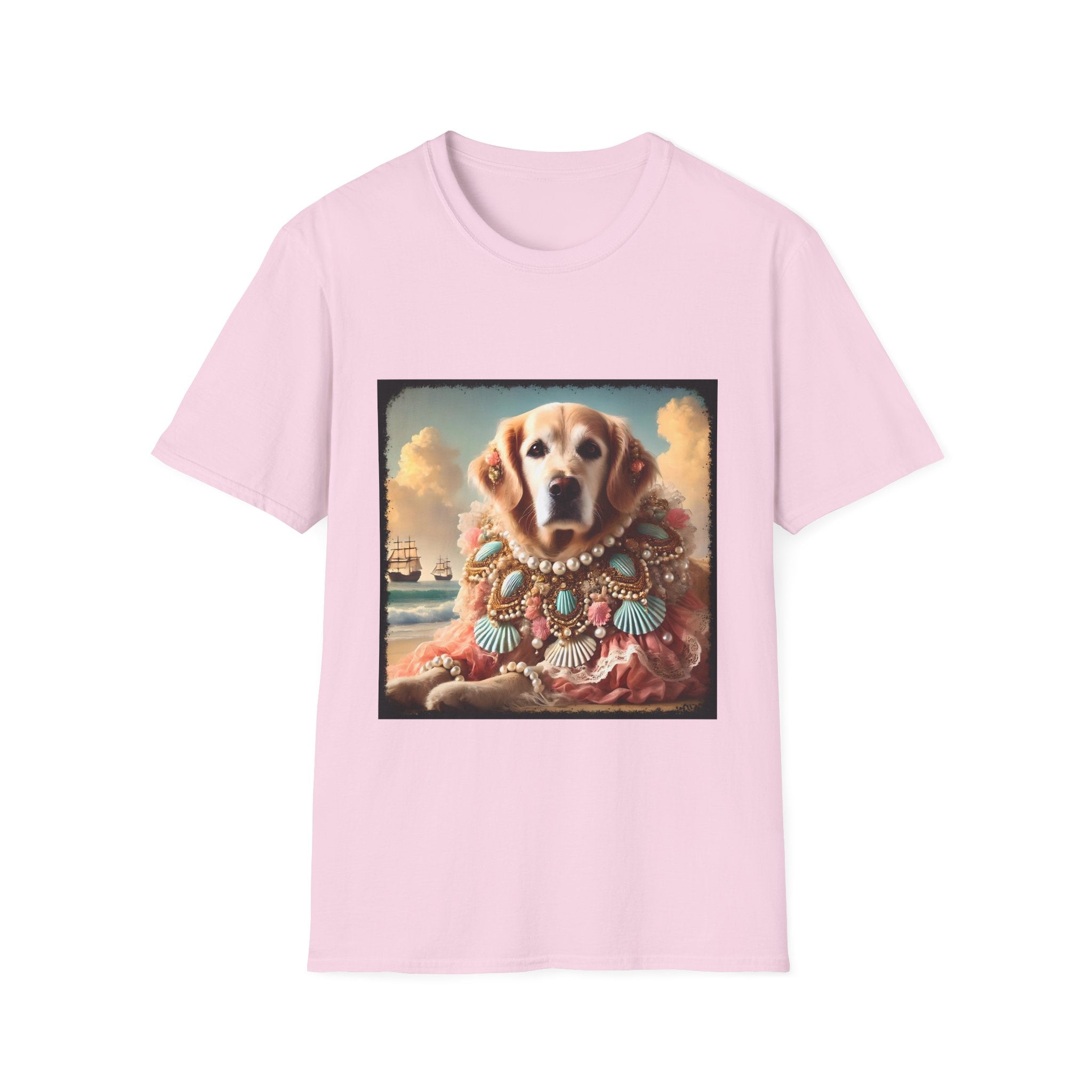 Golden Retriever Beach Beauty | Unisex Dog T-Shirt