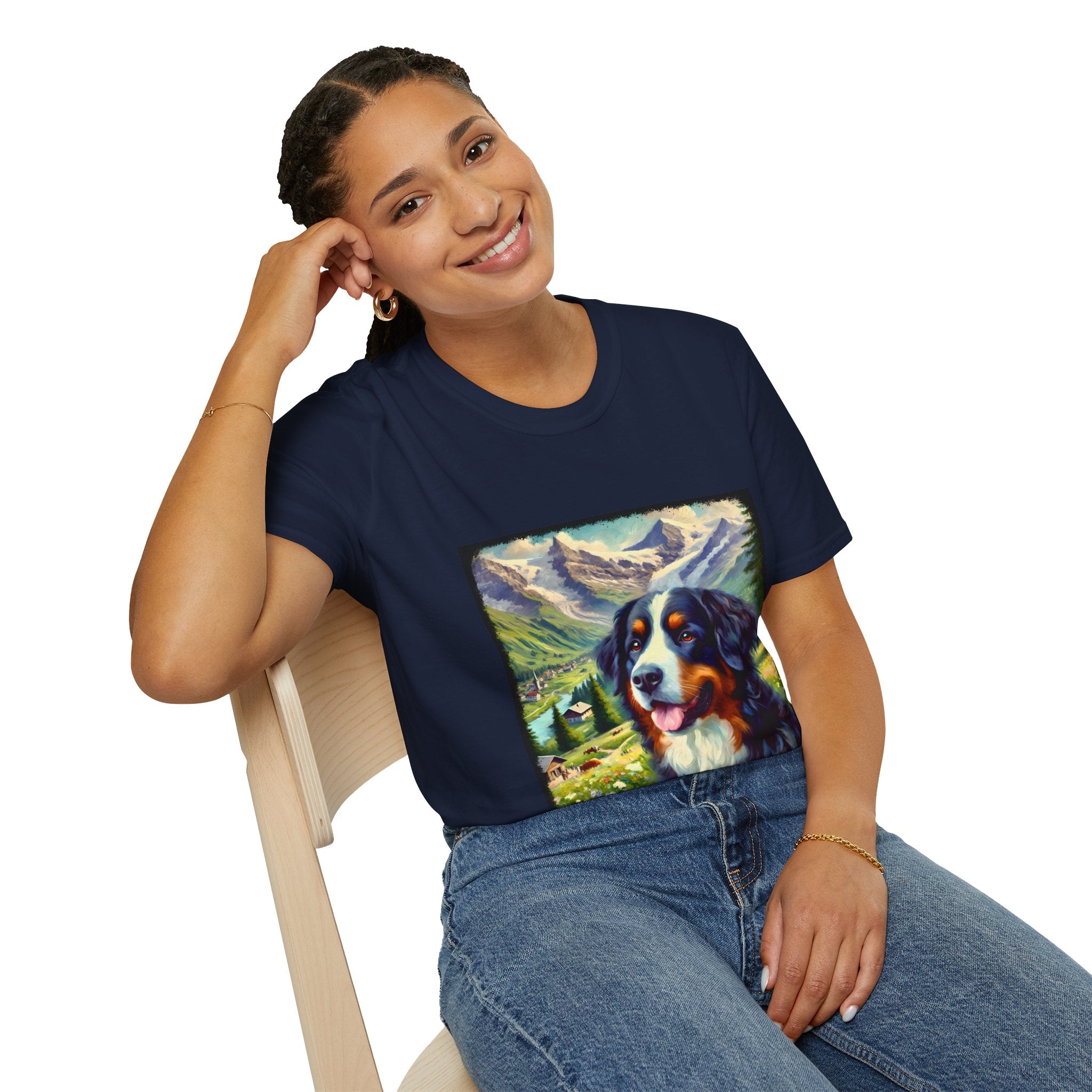 Bernese Mountain Dog Swiss Classic | Unisex Dog T-Shirt