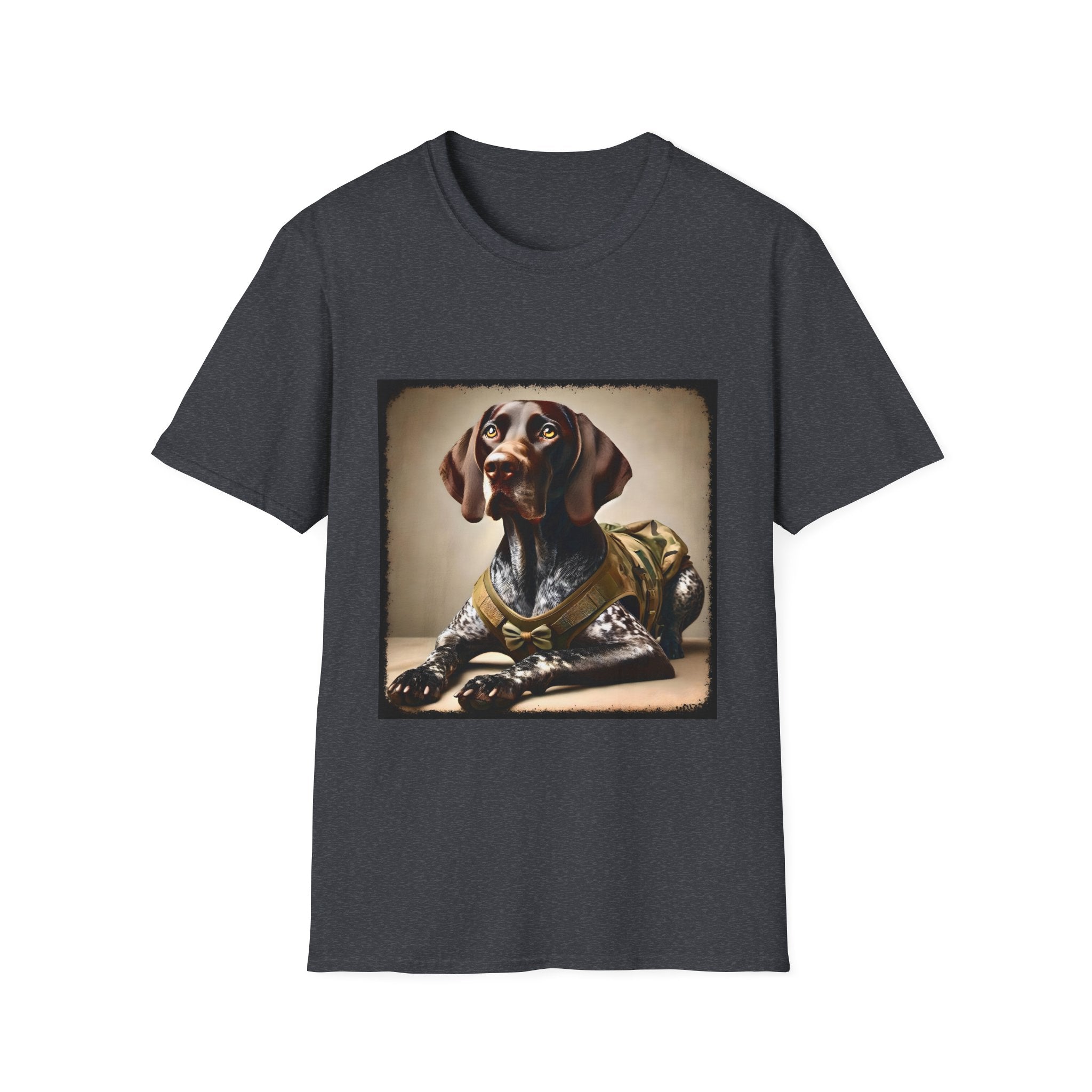 German Shorthaired Pointer Camo Doll | Unisex Dog T-Shirt
