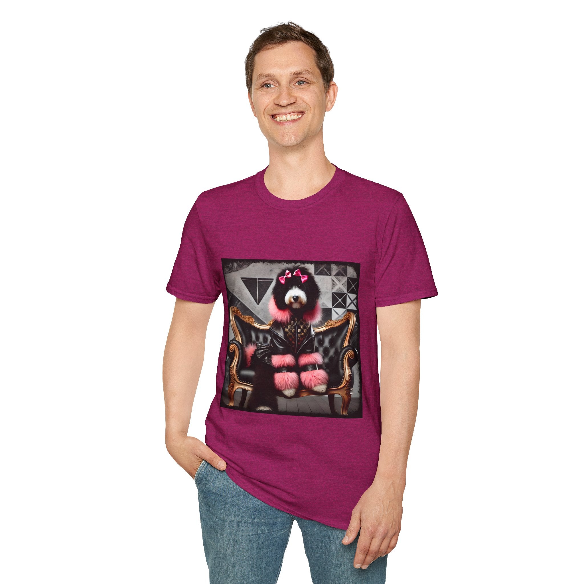 Bernedoodle Chic Rocker | Unisex Dog T-Shirt