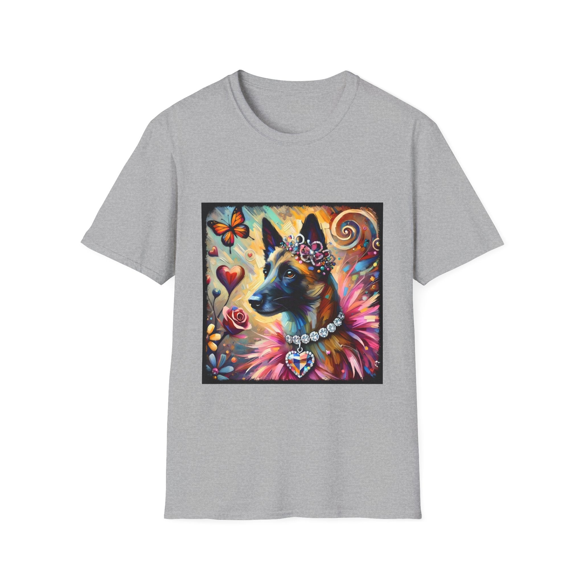 Belgian Malinois Diamond Heart Classic | Unisex Dog T-Shirt