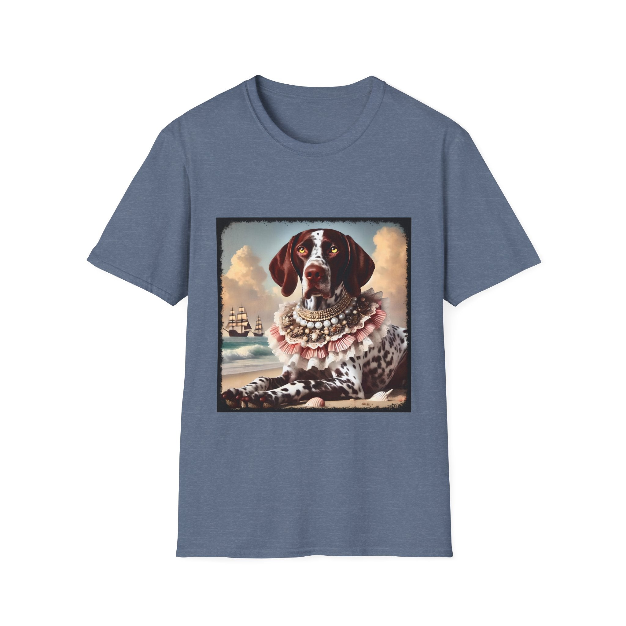 German Shorthaired Pointer Beach Beauty | Unisex Dog T-Shirt