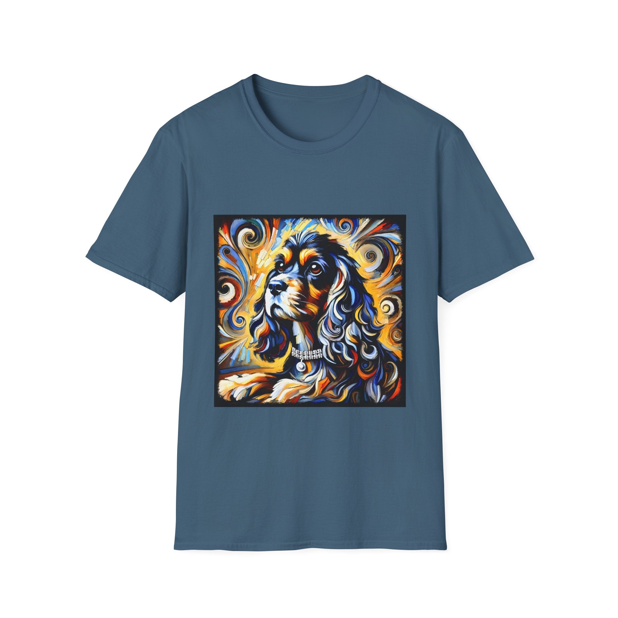 Cocker Spaniel Sun Swirl | Unisex Dog T-Shirt