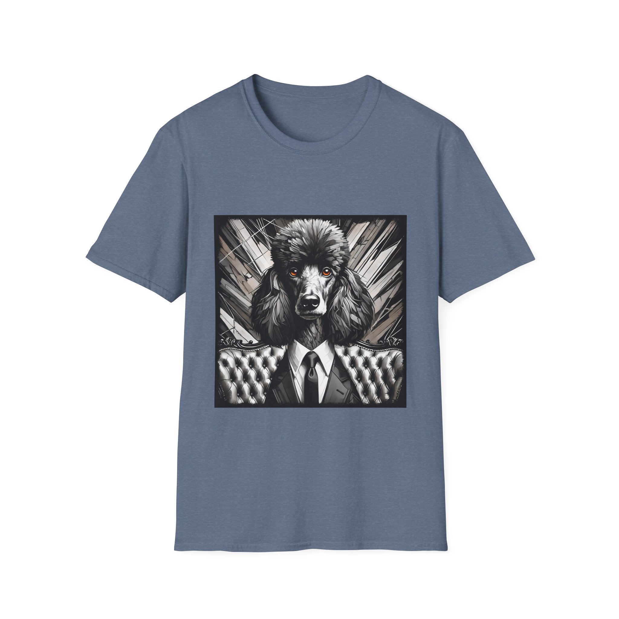 Poodle B&W Bold Eyes II | Unisex Dog T-Shirt