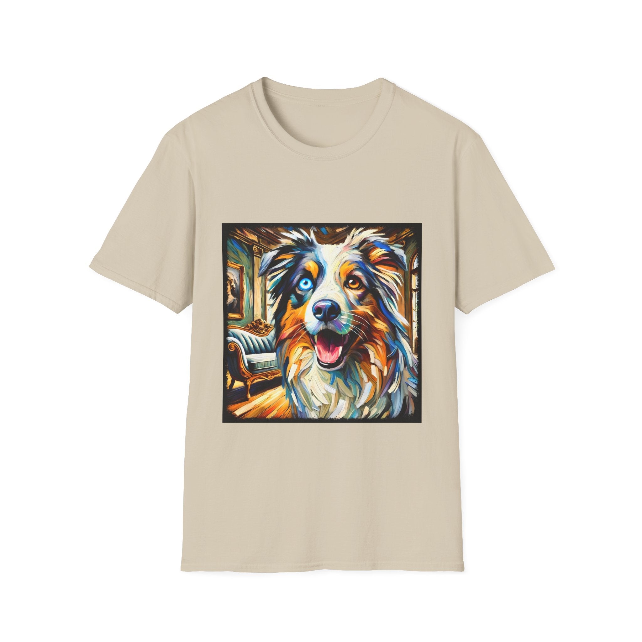 Australian Shepherd Blissful Swirl | Unisex Dog T-Shirt
