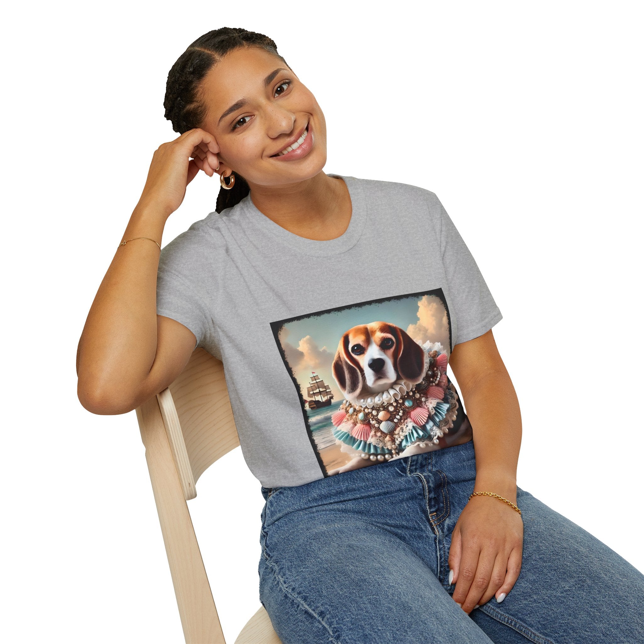 Beagle Beach Beauty | Unisex Dog T-Shirt