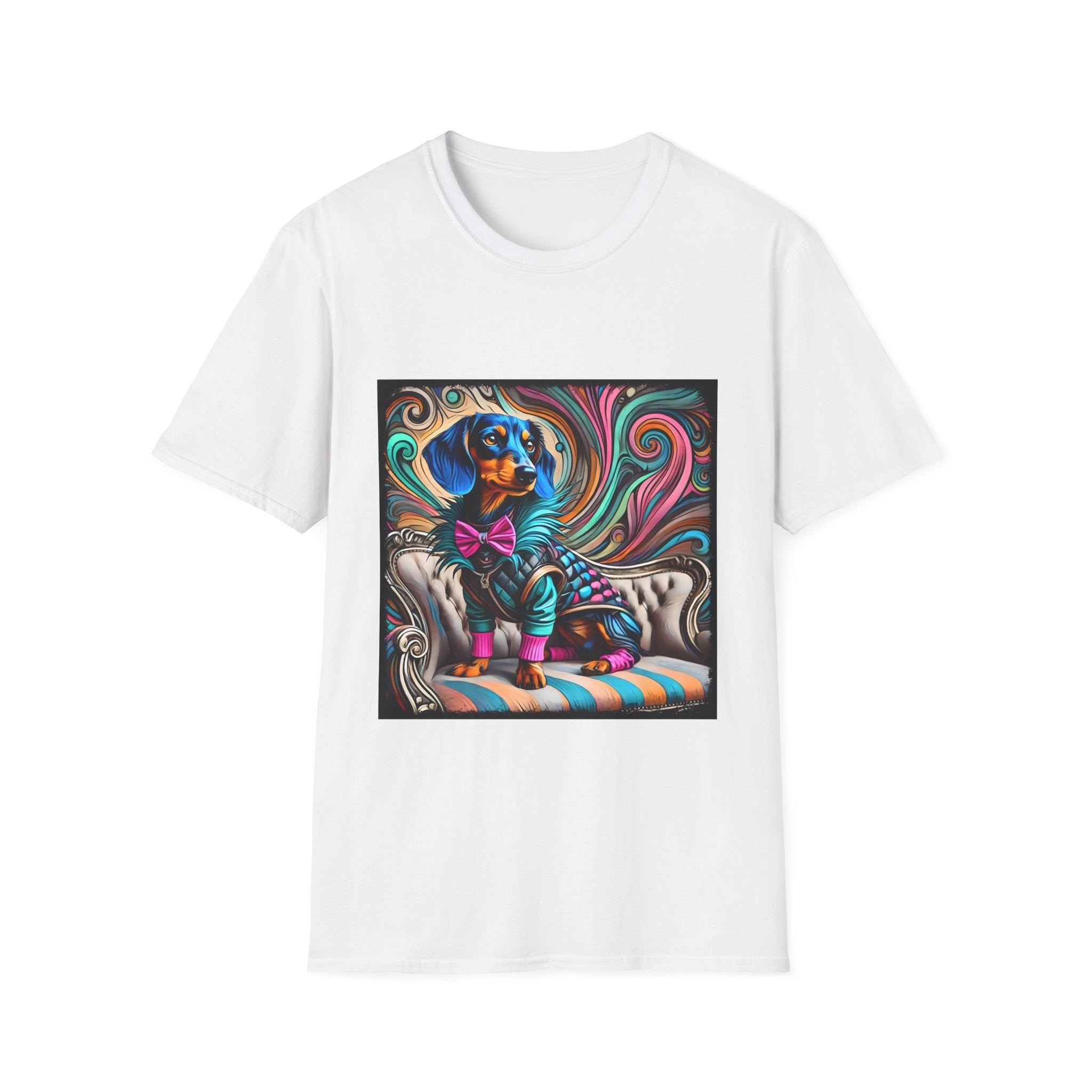 Dachshund Blue Rocker | Unisex Dog T-Shirt