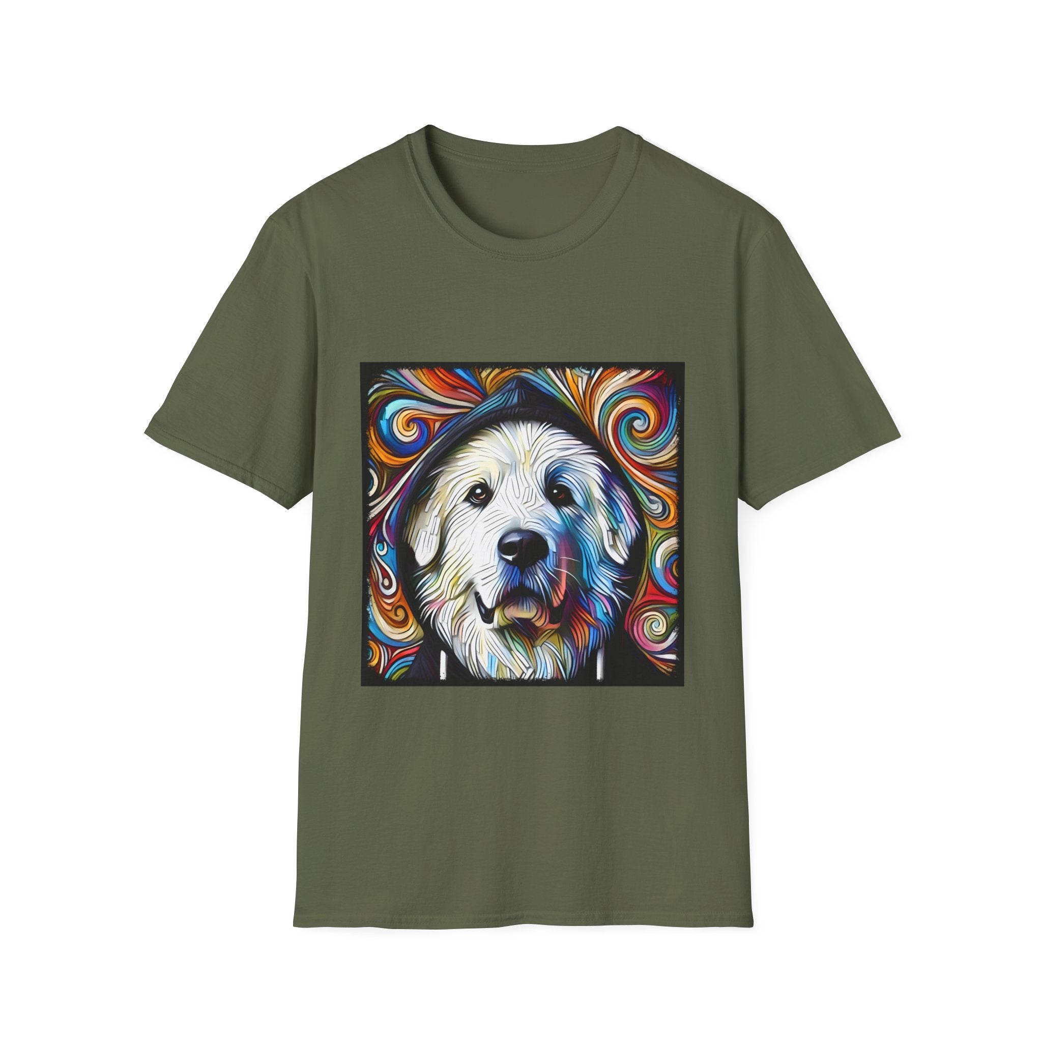 Great Pyrenees Relaxed Swirl | Unisex Dog T-Shirt