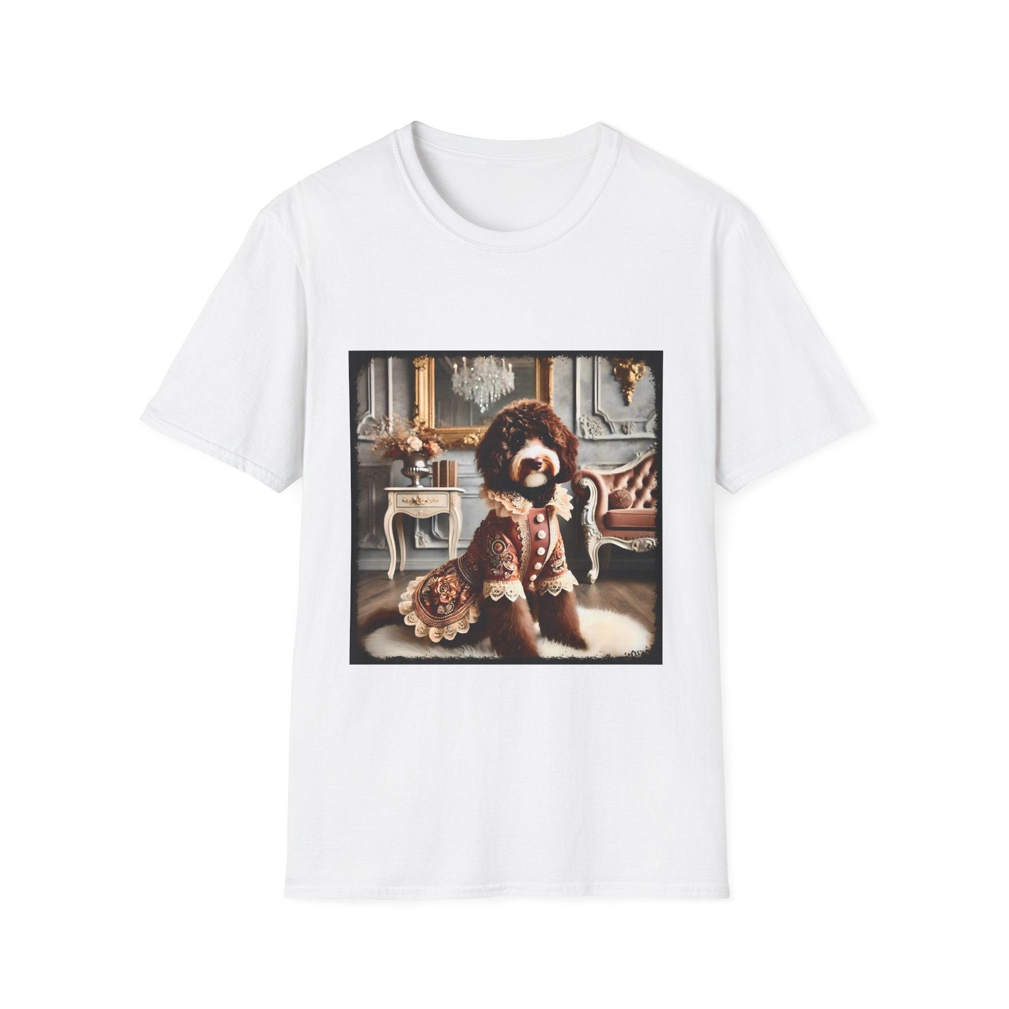 Aussiedoodle Chocolate Posh | Unisex Dog T-Shirt