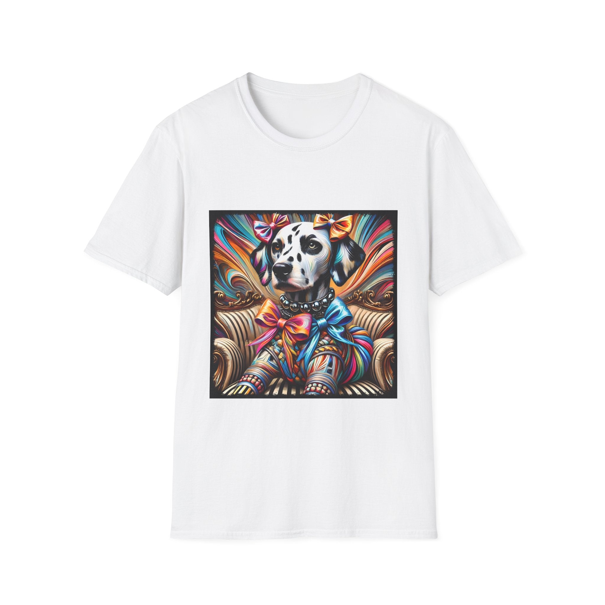 Dalmatian Vivid Rocker  | Unisex Dog T-Shirt