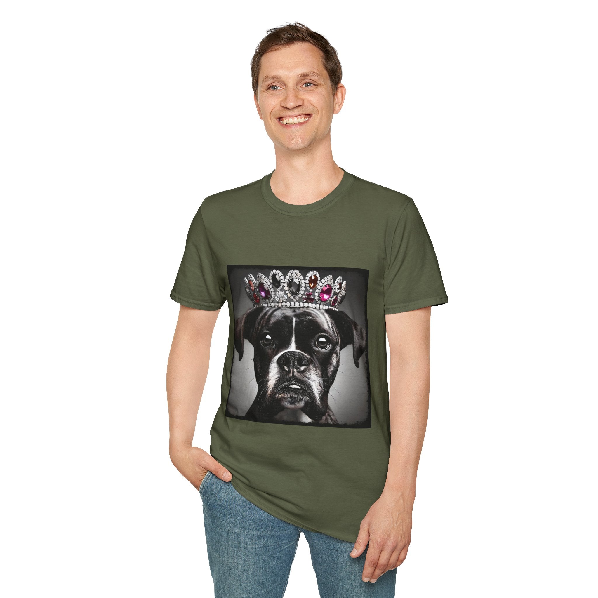 Boxer Iconic Princess | Unisex Dog T-Shirt