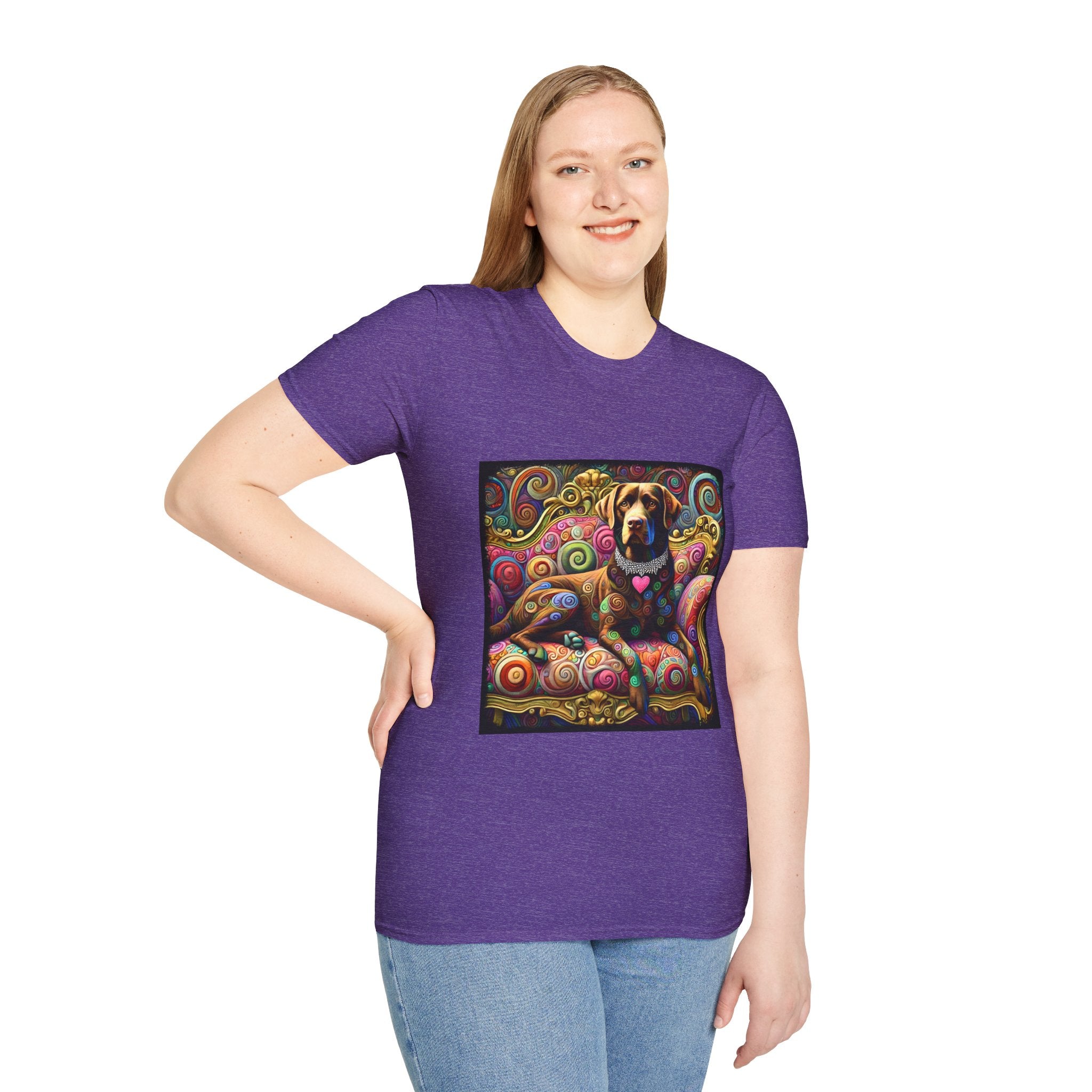 Labrador Retriever Love Swirl | Unisex Dog T-Shirt