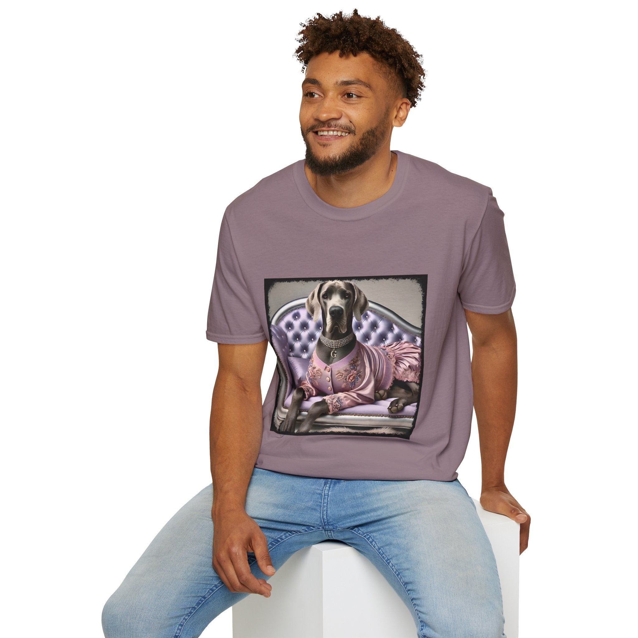 Great Dane Violet Vixen | Unisex Dog T-Shirt