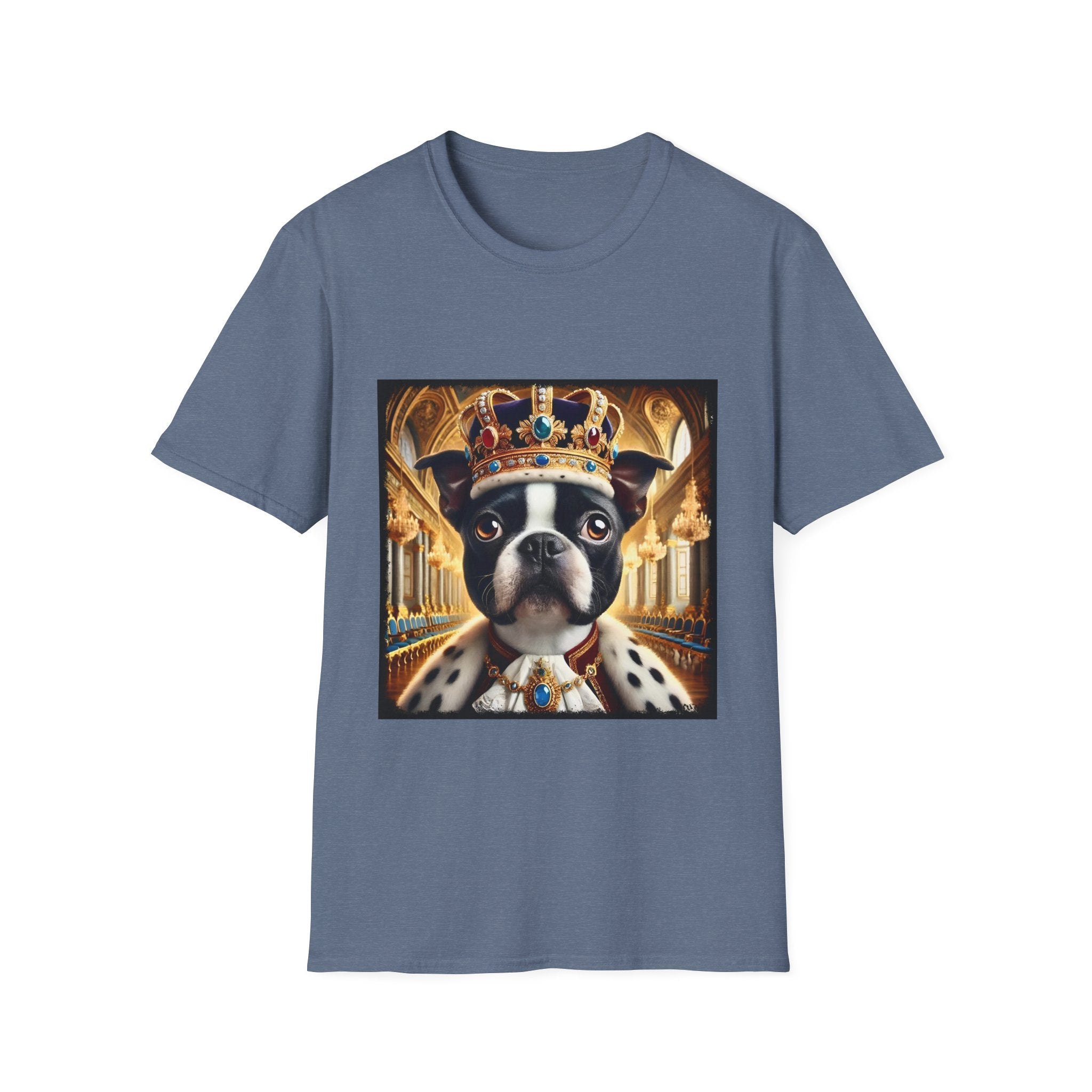 Stylish Boston Terrier breed tee Mighty Monarch