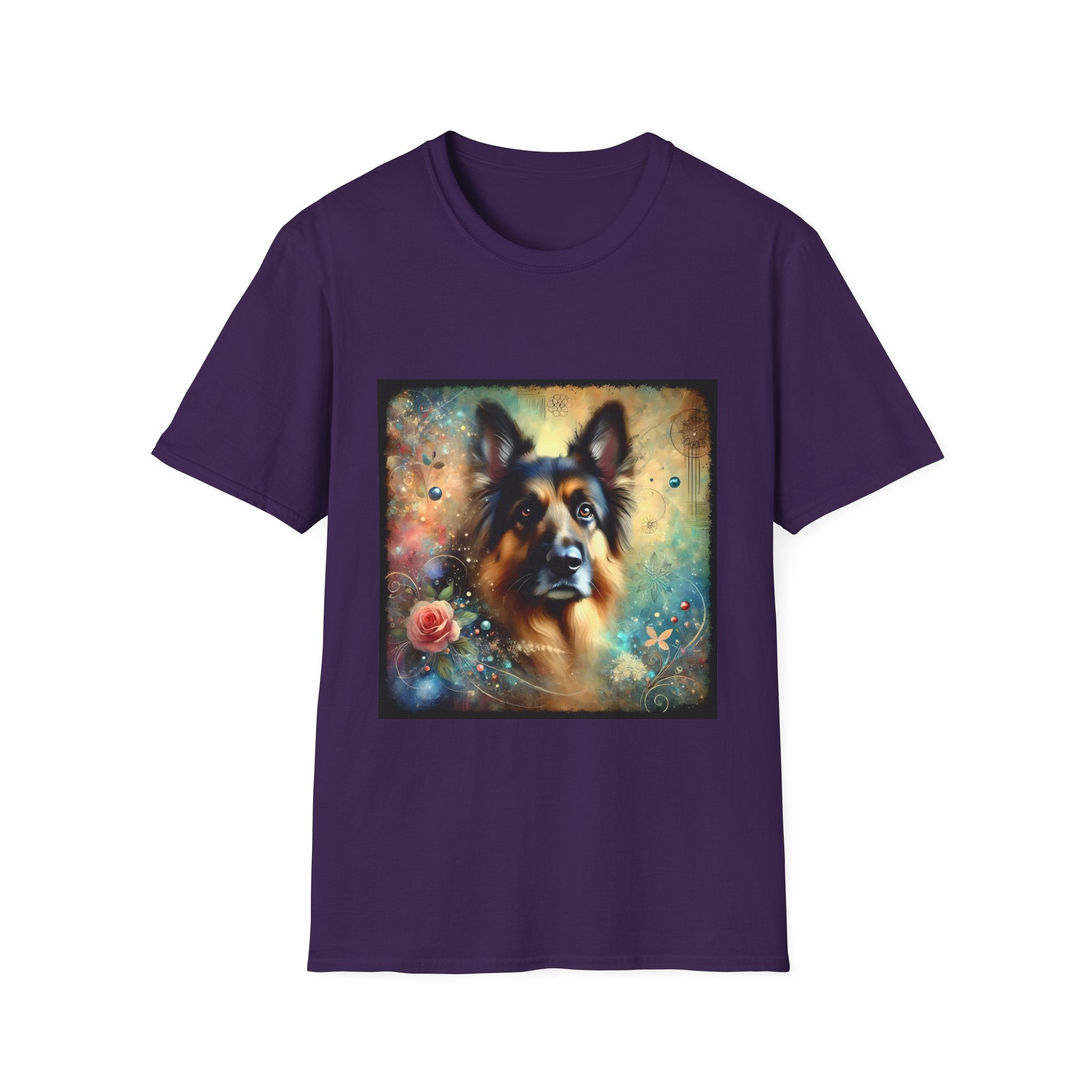 German Shepherd Rose Classic | Unisex Dog T-Shirt