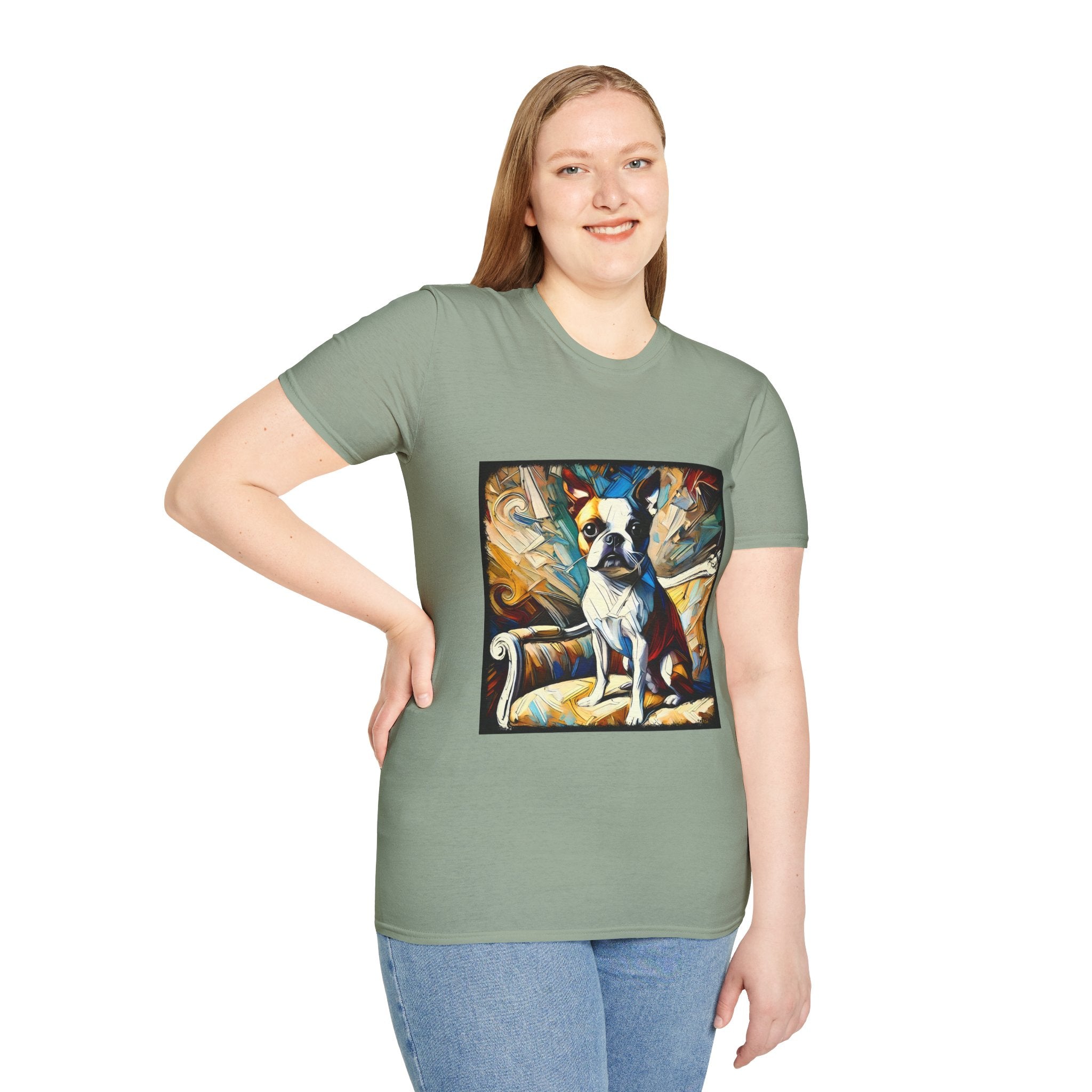 Boston Terrier Warm Classic | Unisex Dog T-Shirt