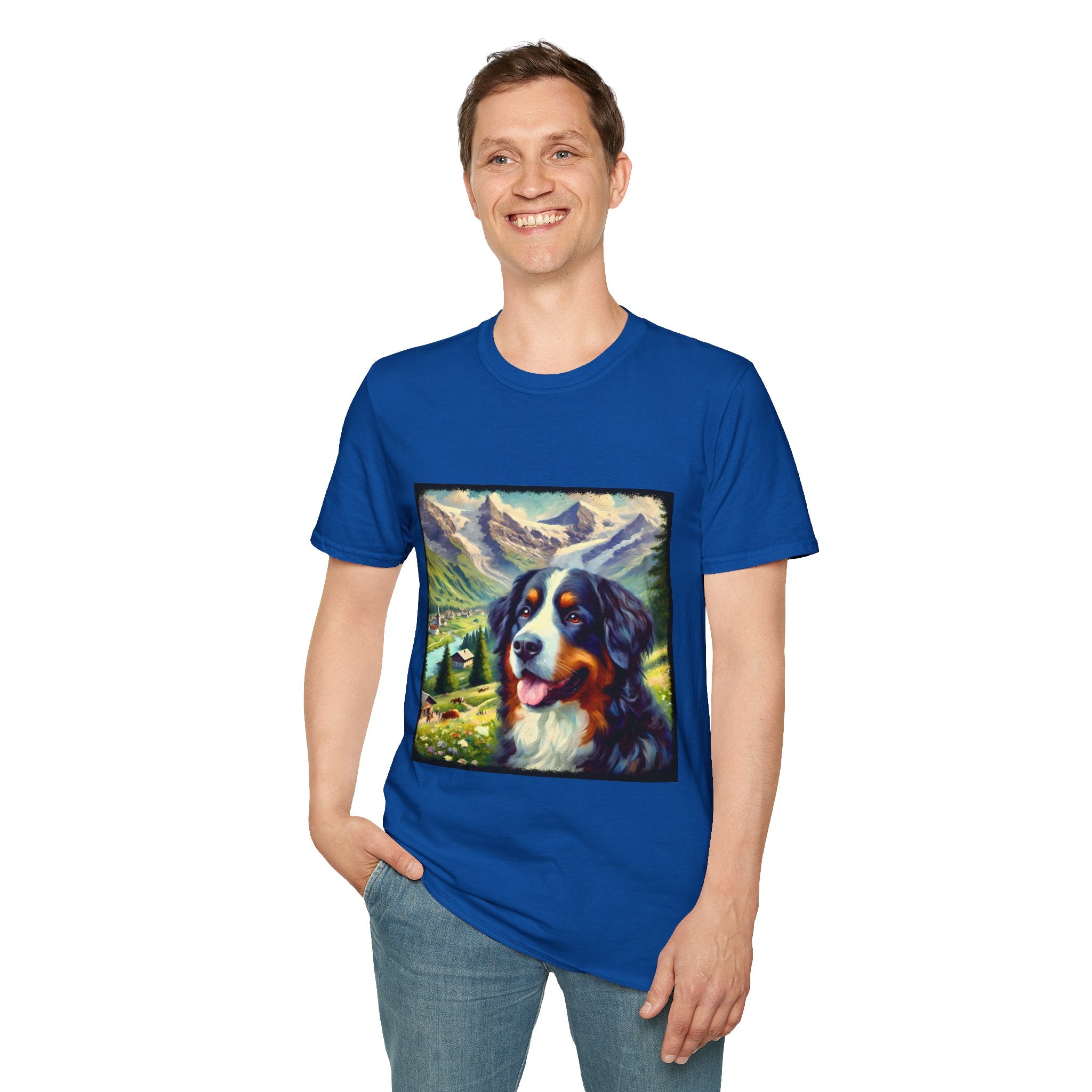 Bernese Mountain Dog Swiss Classic | Unisex Dog T-Shirt