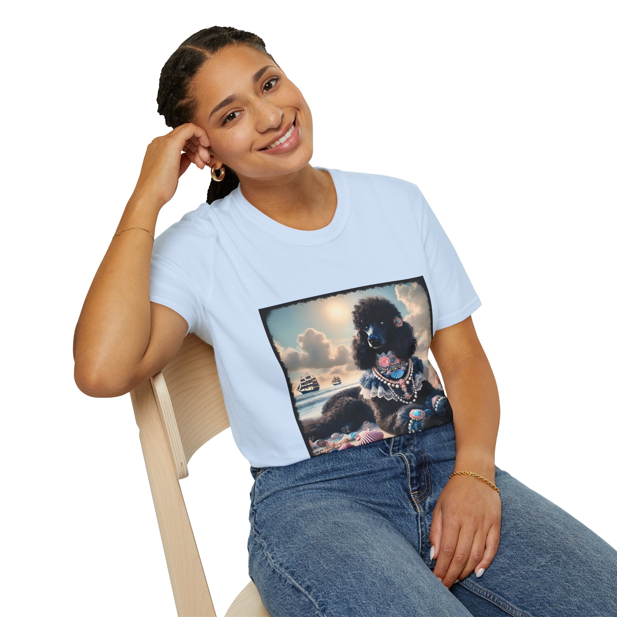 Poodle Beach Babe | Unisex Dog T-Shirt