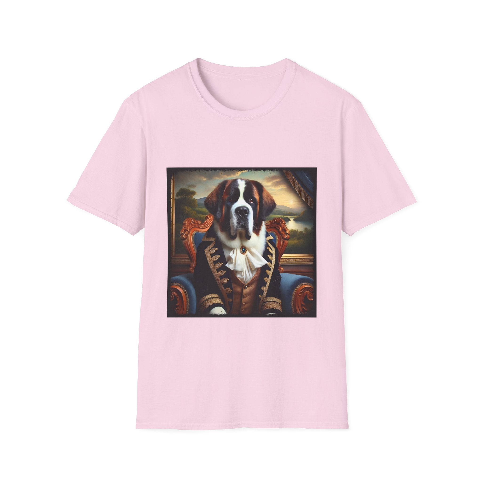 Saint Bernard Dashing Duke | Unisex Dog T-Shirt