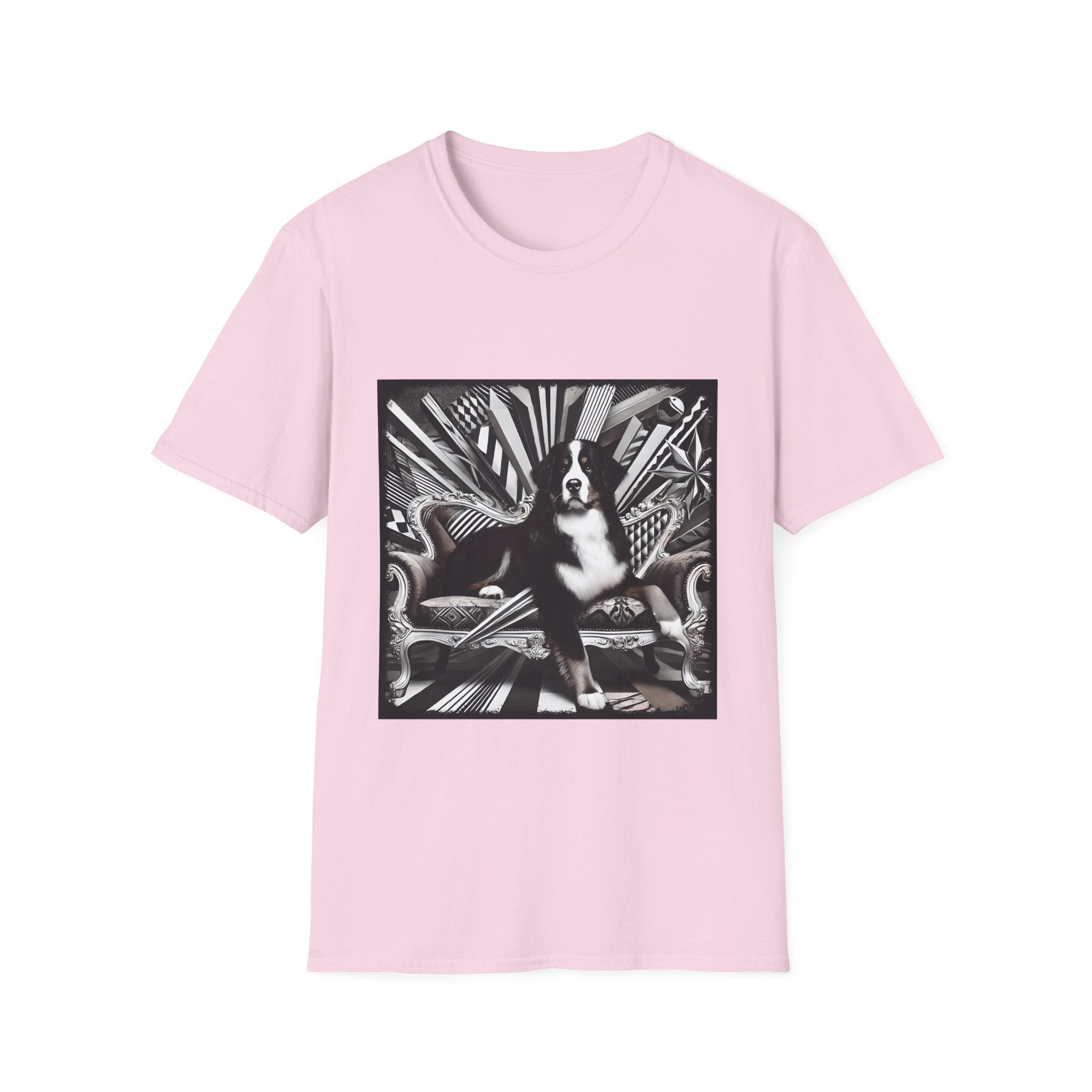 Bernese Mountain Dog B&W Bold | Unisex Dog T-Shirt