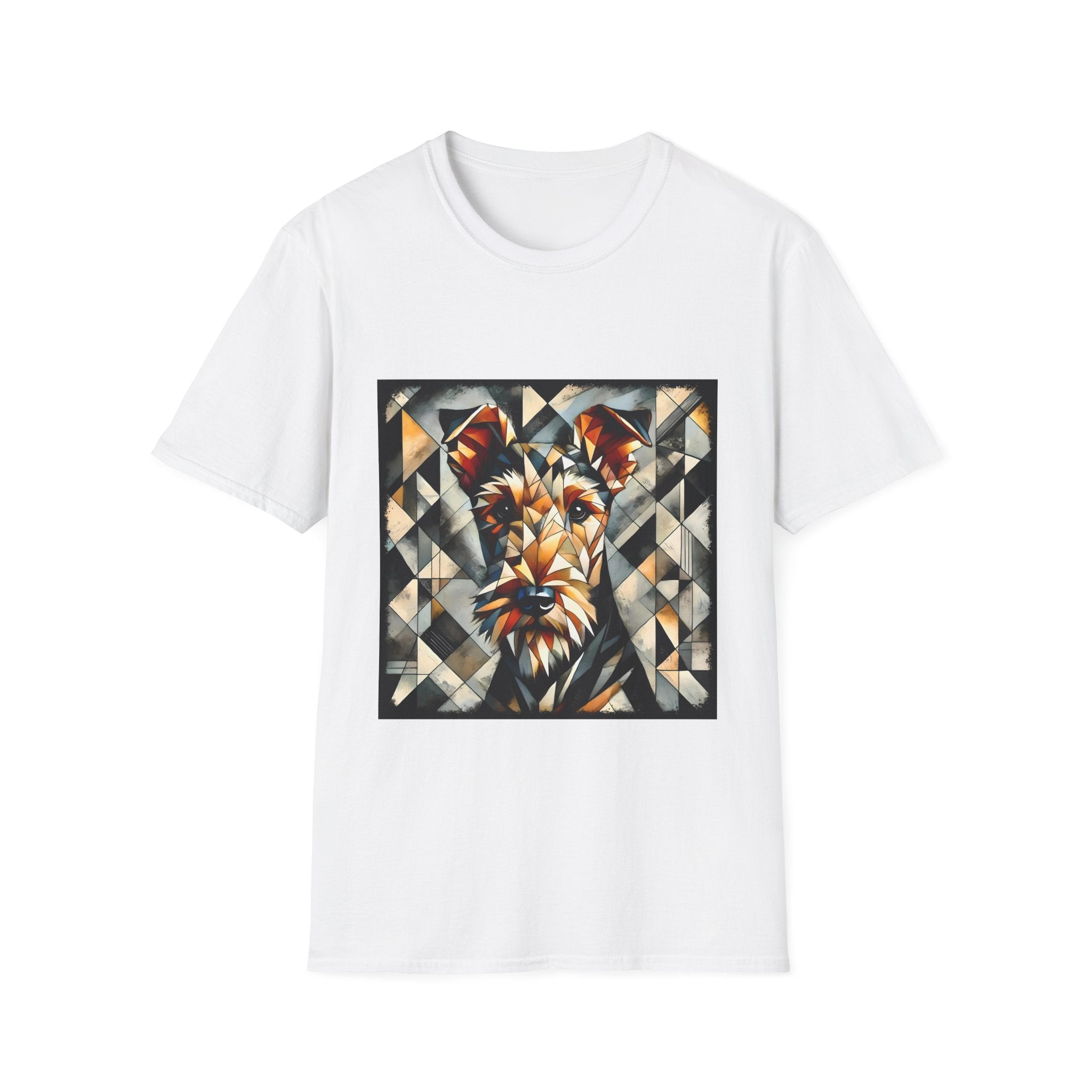 Airedale Terrier Bold Geometric | Unisex Dog T-Shirt