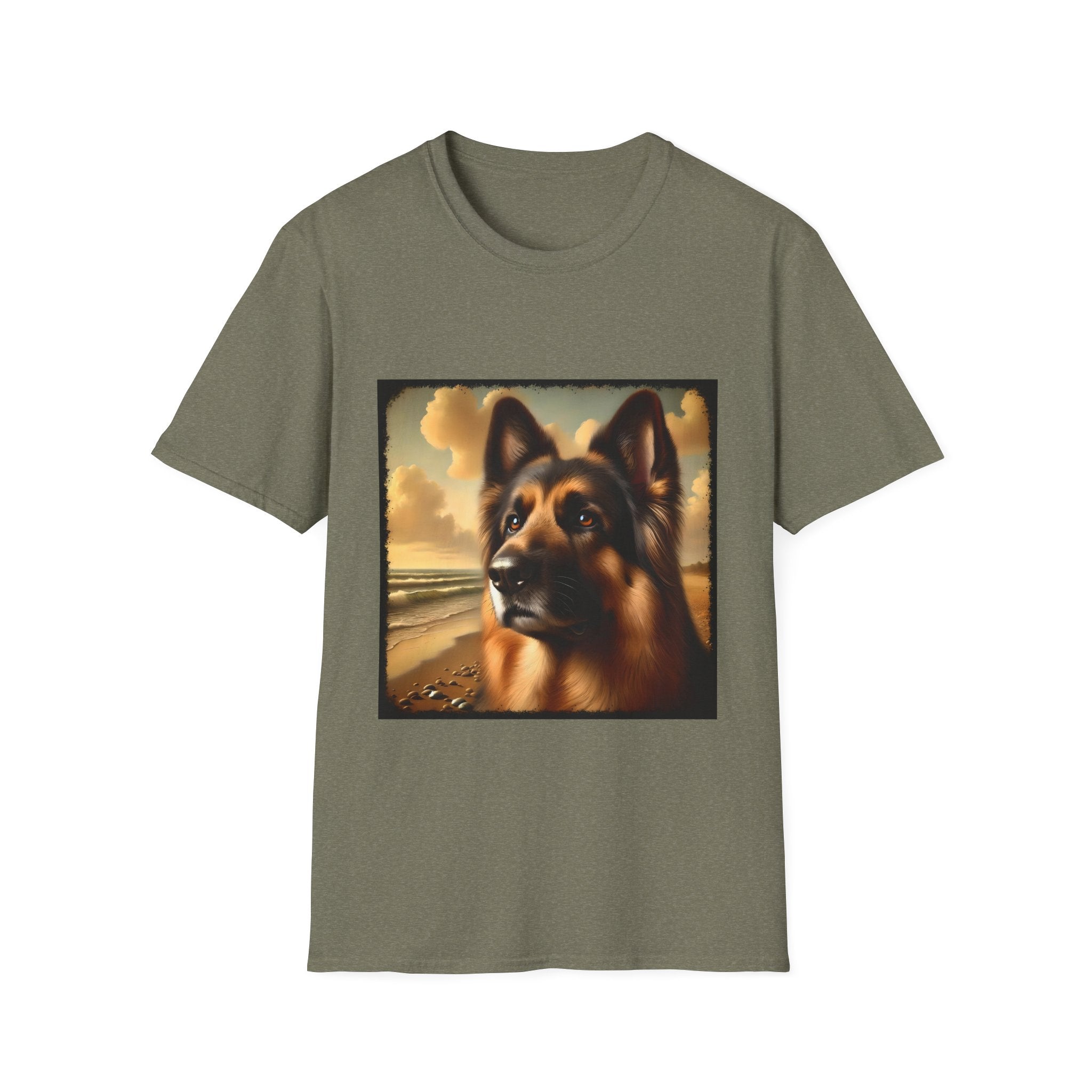 German Shepherd Beach Classic | Unisex Dog T-Shirt